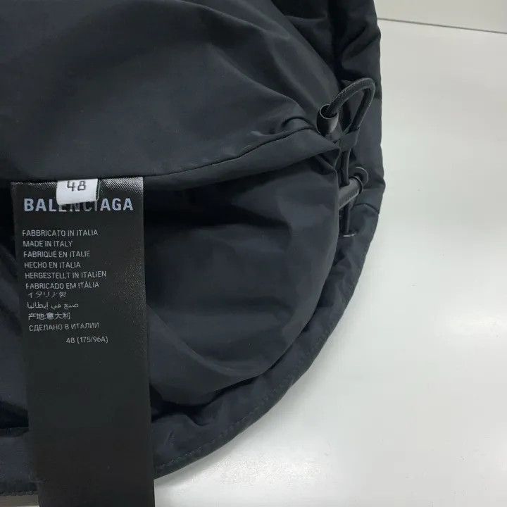 Balenciaga Balenciaga Black Logo Print Stand Collar Vest 0079-2507 Size US L / EU 52-54 / 3 - 4 Thumbnail