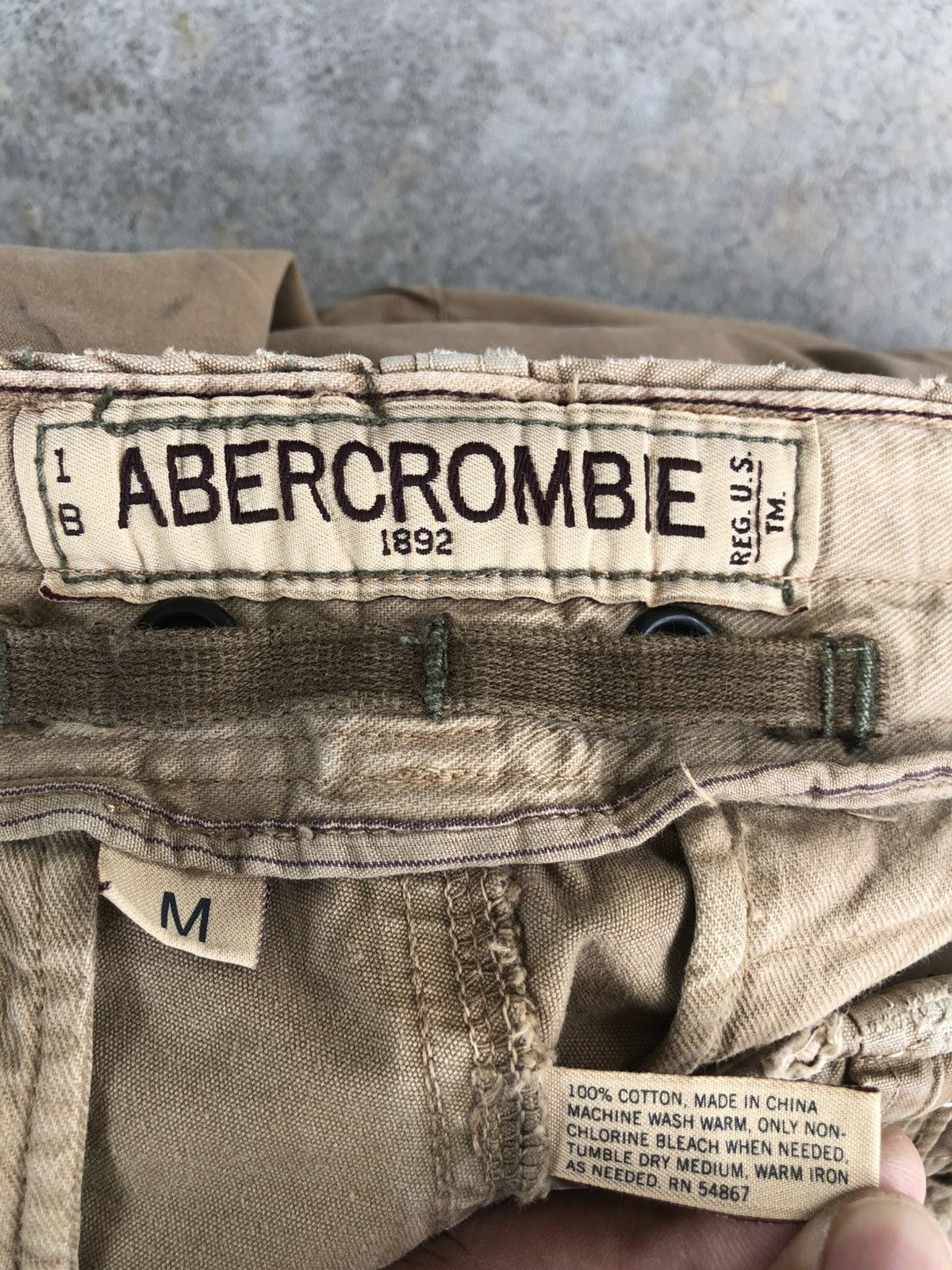 Abercrombie & Fitch Abercrombie Cargo Pants Tactical Bondage Size US 33 - 16 Thumbnail