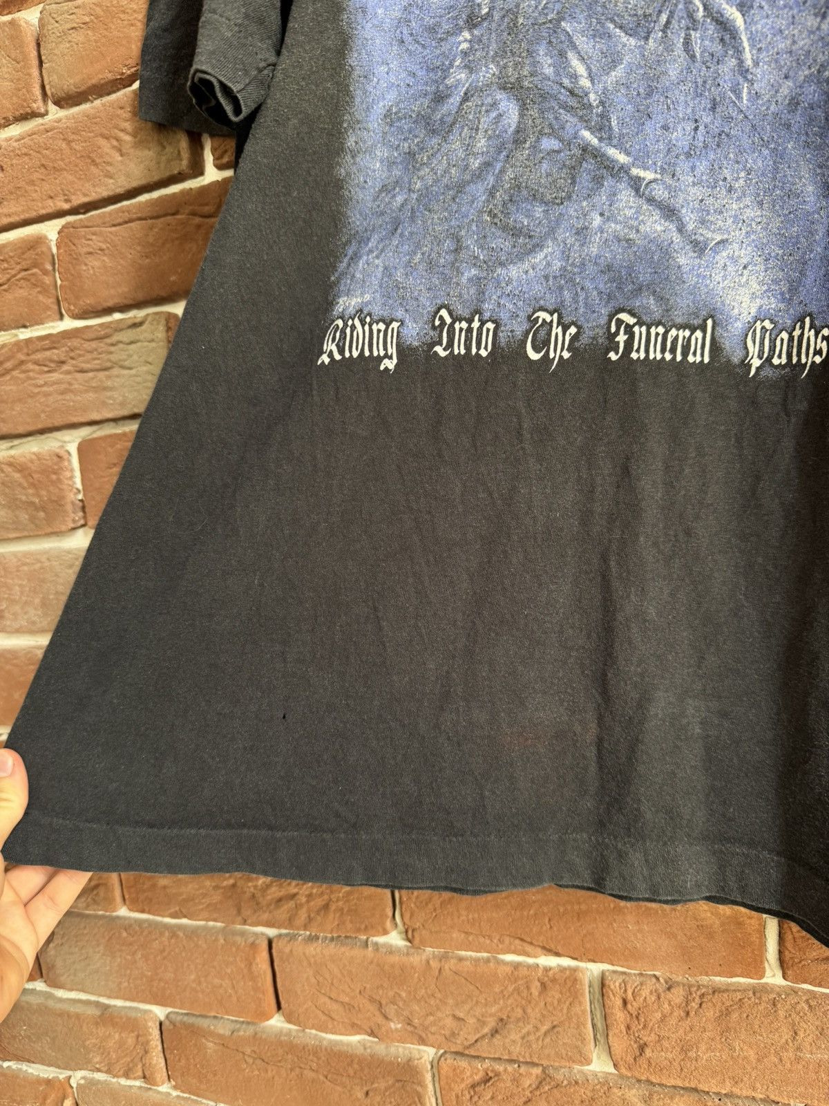 Band Tees Rare Vintage 90s OG Ouija Riding Into Black Metal Tshirt Xl Size US XL / EU 56 / 4 - 9 Thumbnail