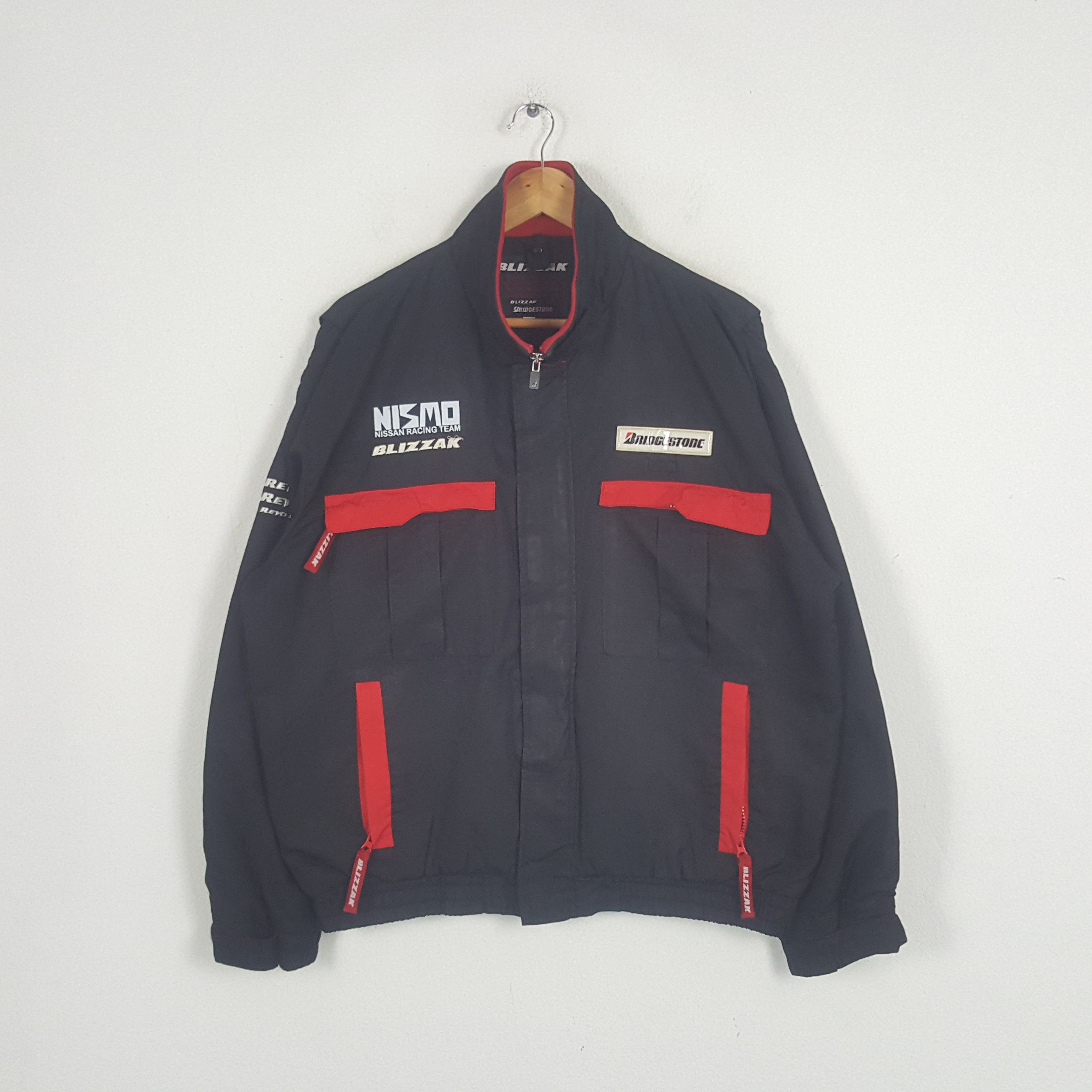 Japanese Brand × Vintage Vintage Bridgestone X Nismo Nissan Racing Team Jacket Size US XL / EU 56 / 4 - 3 Thumbnail