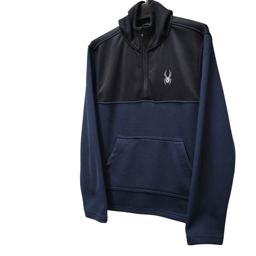 Spyder Spyder Men Quarter-Zip Long-Sleeves Hoodie Sweatshirt Medium Size US M / EU 48-50 / 2 - 5 Thumbnail