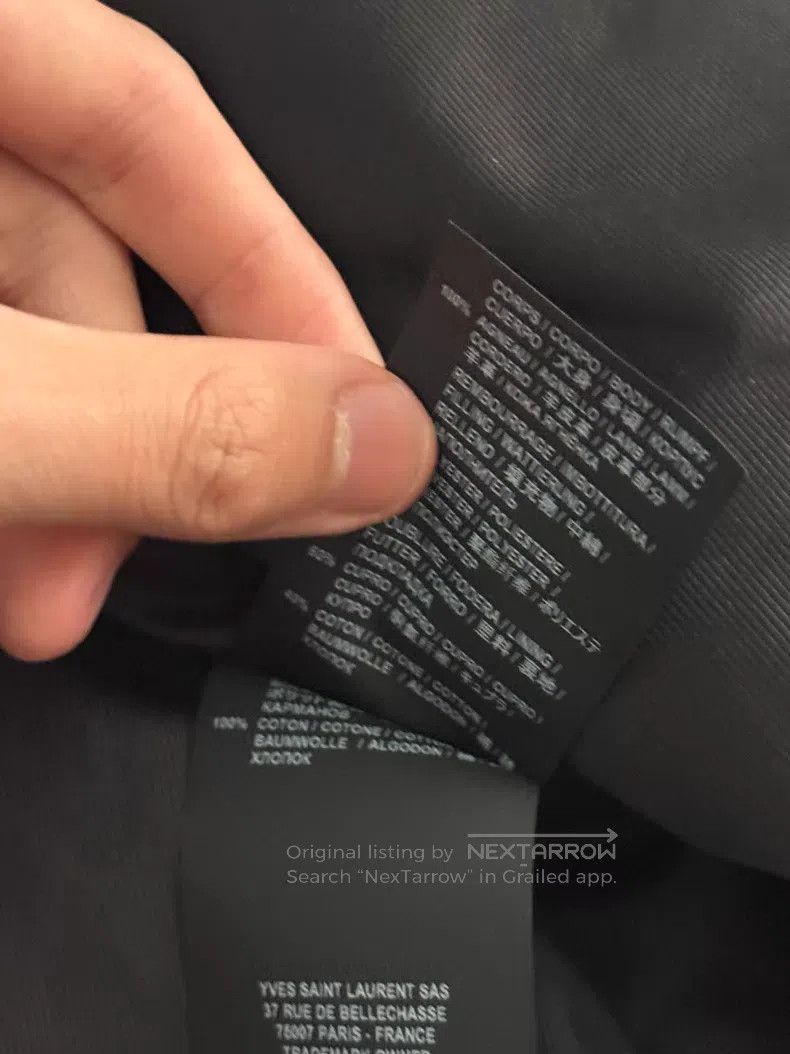 Saint Laurent Paris Saint Laurent Paris Motorcycle Leather Jacket Size US M / EU 48-50 / 2 - 8 Thumbnail