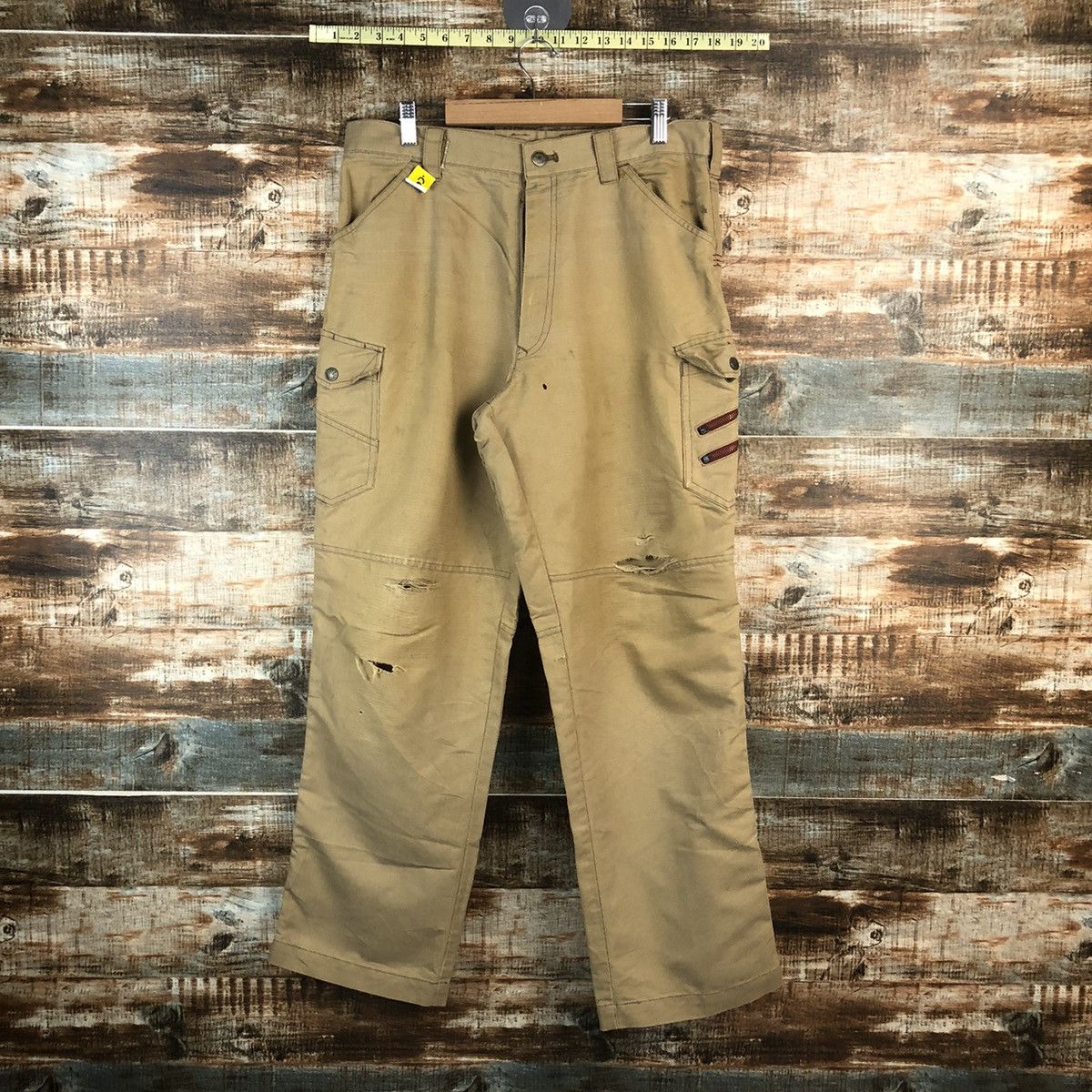 Japanese Brand DL Jawin Brown Cargo Multipocket Pants #C693 Size US 32 / EU 48 - 1 Thumbnail