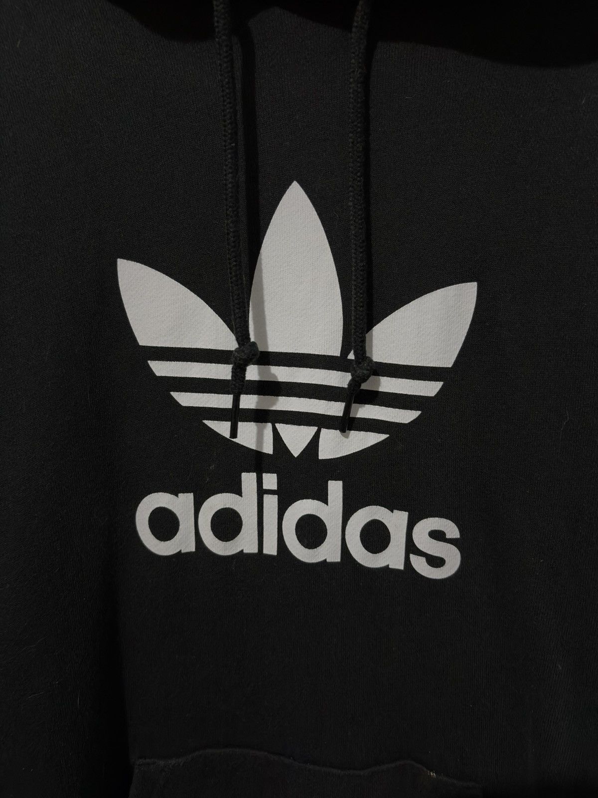 Adidas Adidas Originals Trefoil Black Hoodie Vintage Style Size US M / EU 48-50 / 2 - 8 Thumbnail