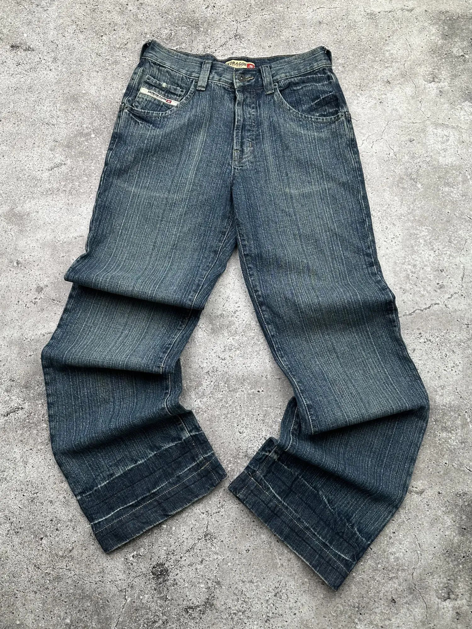 Japanese Brand Vintage Wide Jeans C507(V540) Size US 30 / EU 46 - 1 Thumbnail