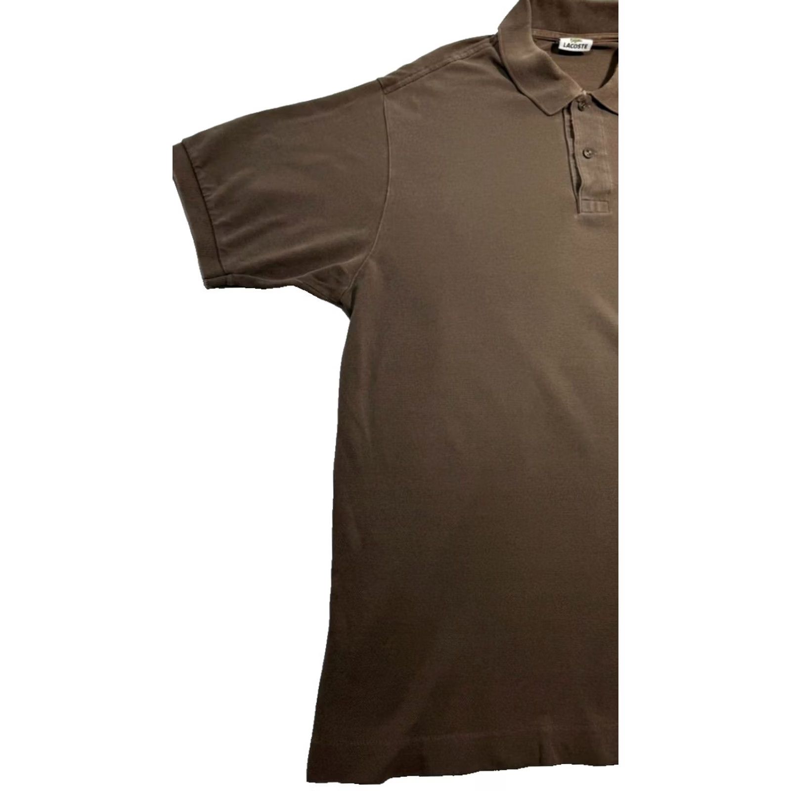 Lacoste Lacoste Polo Shirt Brown - Mens Regular SIZE M, Cotton, Short Sleeve, Collared, Solid, Breathable, Vintage: No - Men’s T-Shirt Size US M / EU 48-50 / 2 - 3 Thumbnail