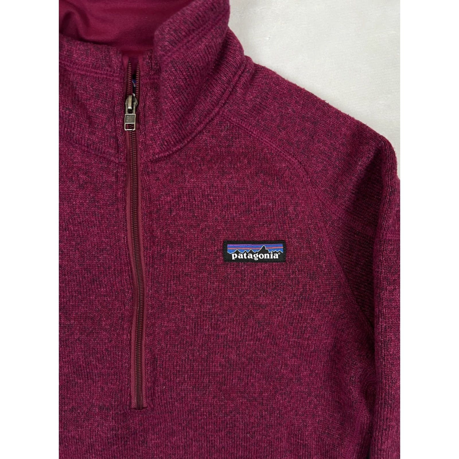 Patagonia Patagonia Better Sweater Fleece Pullover Womens XS Pink 1/4 Zip Mock Neck Pullover Pocket Raglan Sleeve Winter Casual Regular Knit" Size XS / US 0-2 / IT 36-38 - 2 Thumbnail