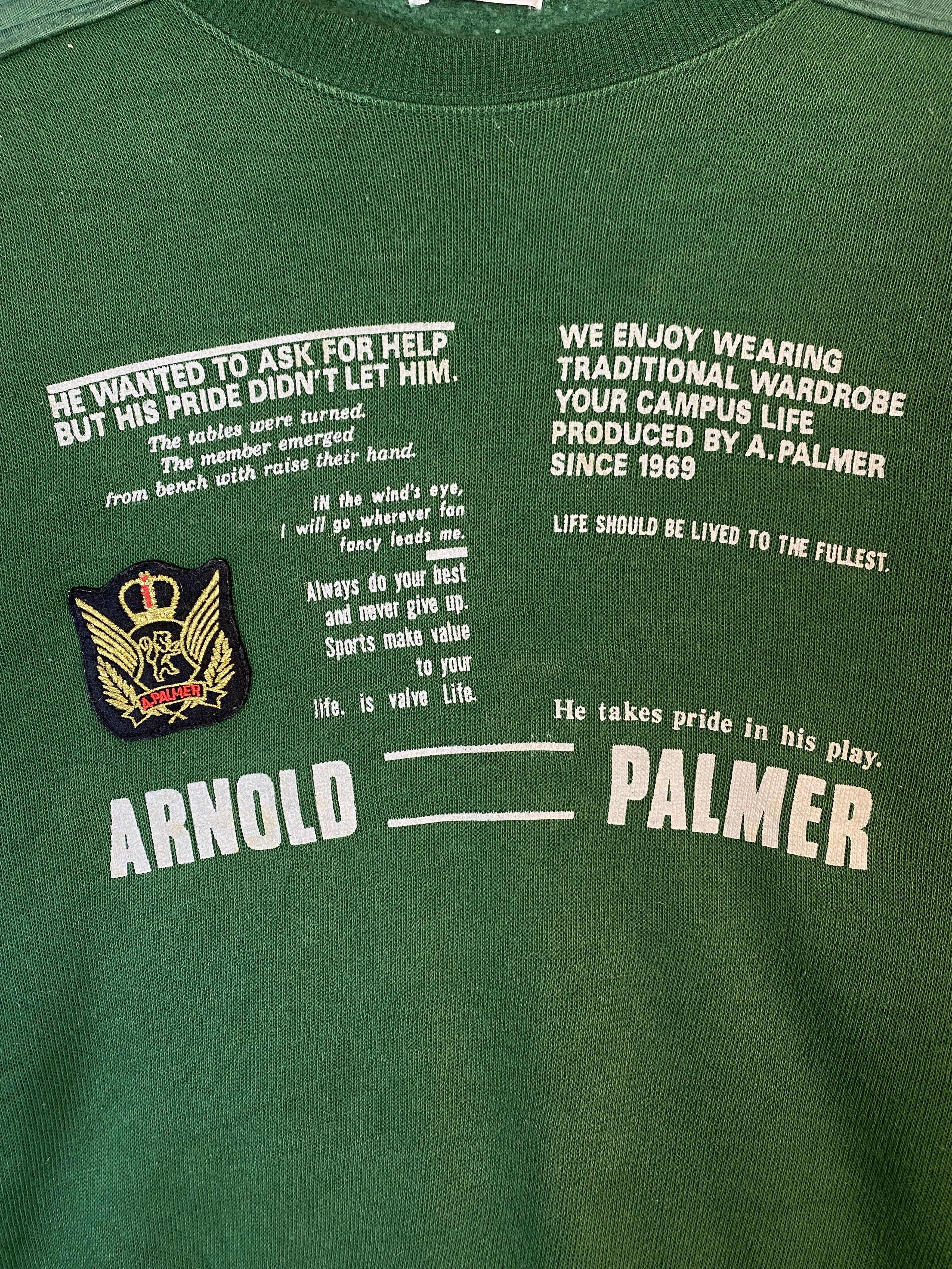 Japanese Brand Vintage Arnold Palmer Sweatshirts PS0409 Size US S / EU 44-46 / 1 - 4 Thumbnail