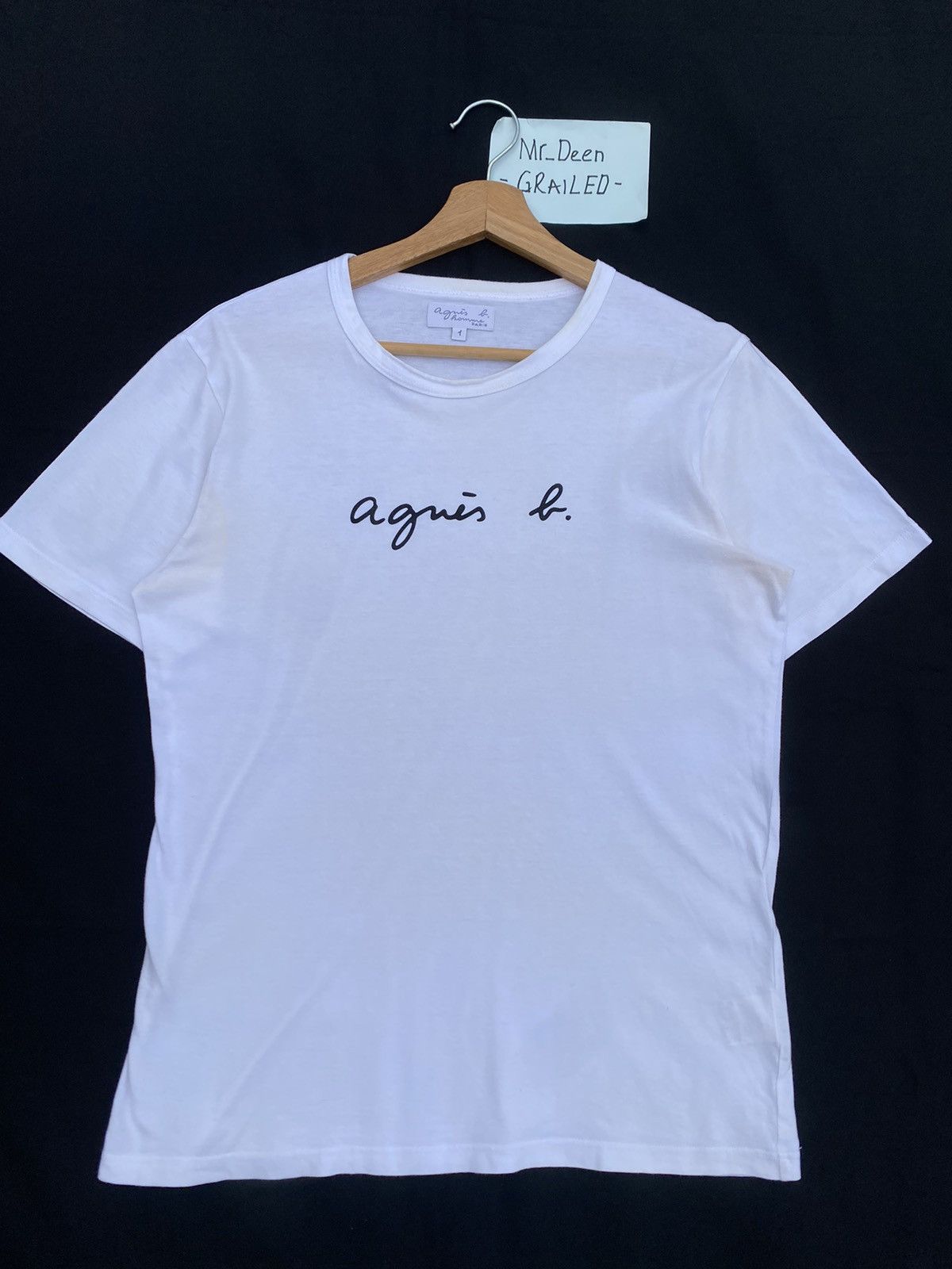 agnes b. Rare Agnes b. Spellout Tshirt Size US S / EU 44-46 / 1 - 5 Thumbnail