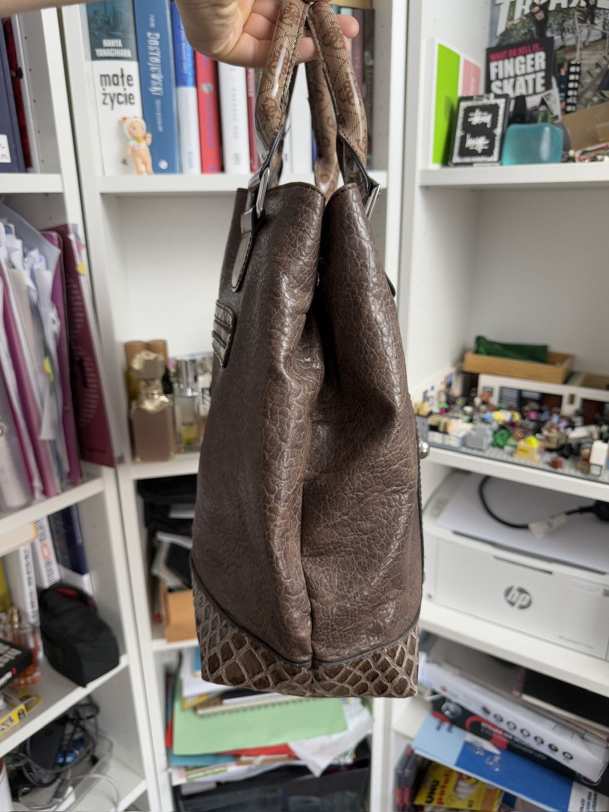 Designer × Guess Vintage y2k Guess monogram hand shoulder bag avantgarde Size ONE SIZE - 7 Thumbnail