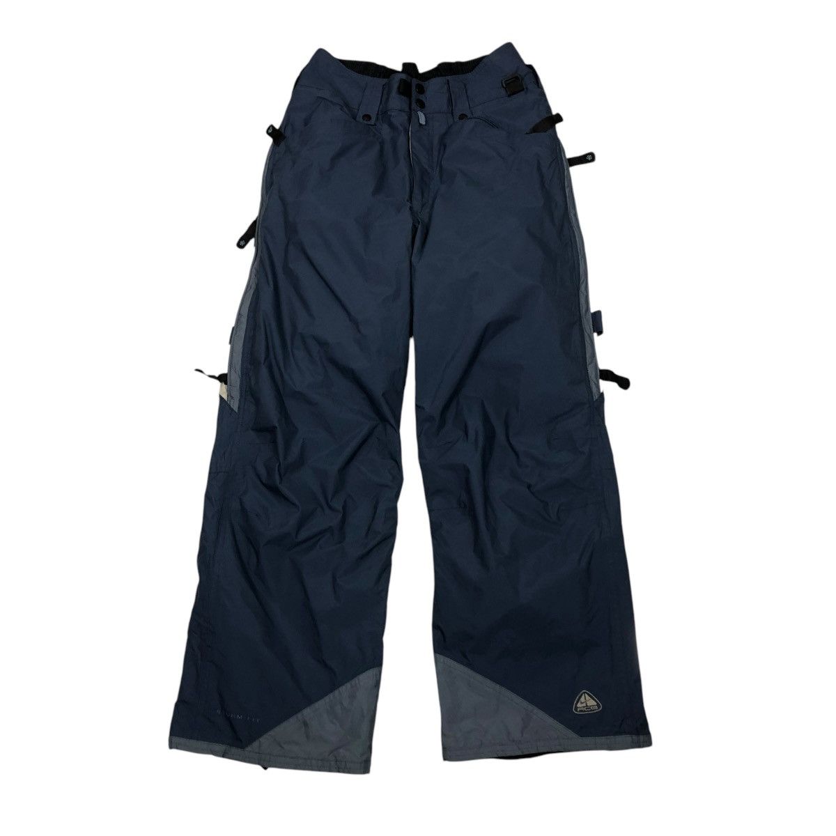 🔥VINTAGE WATERPROOF SKI PANTS WEAR NIKE ACG RICH BLUE