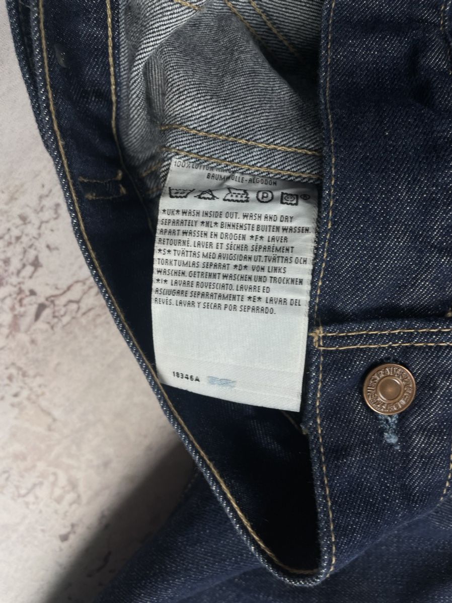 Levi's Women’s Levi’s S – 70500-04 Navy Denim Jacket Vintage Size S / US 4 / IT 40 - 4 Thumbnail