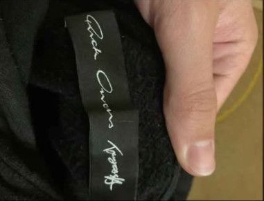 Rick Owens Rick Owens x Tommy Cash Black Logo Hoodie Size US M / EU 48-50 / 2 - 3 Thumbnail