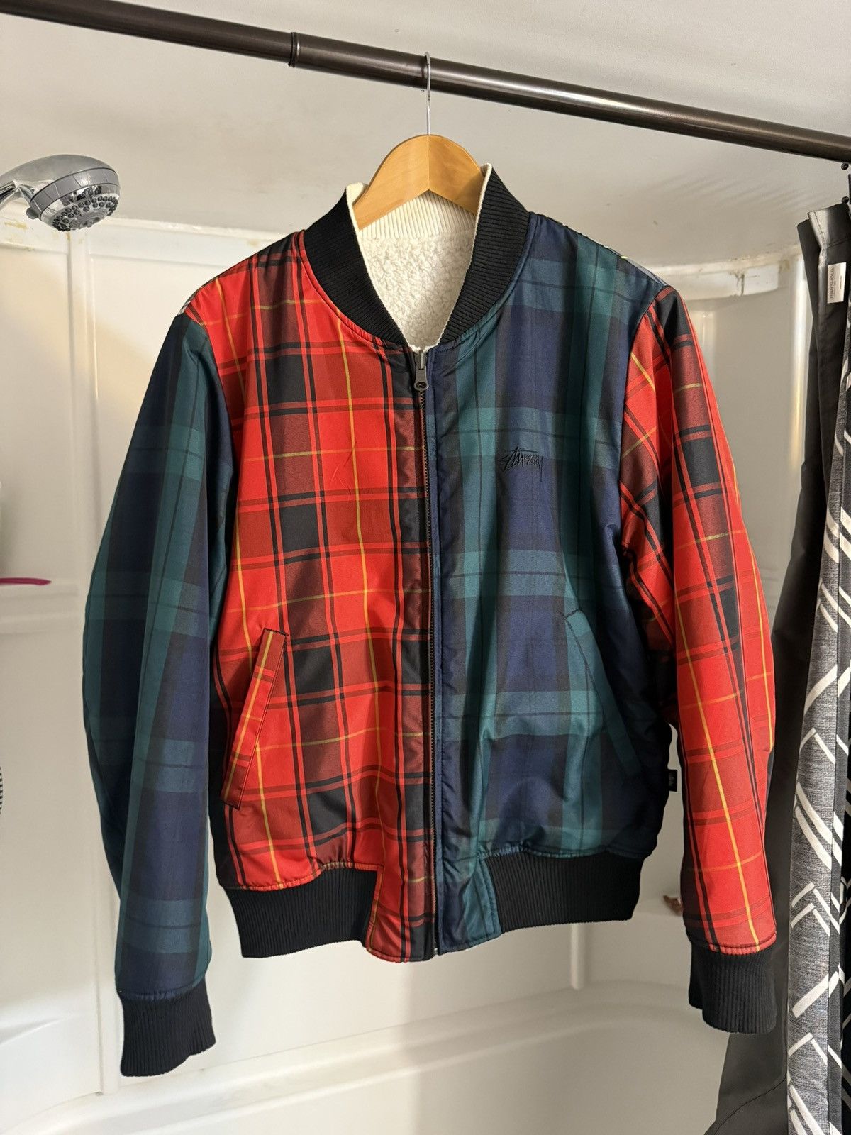 Stussy Reversible Bomber Jacket Size US M / EU 48-50 / 2 - 3 Thumbnail