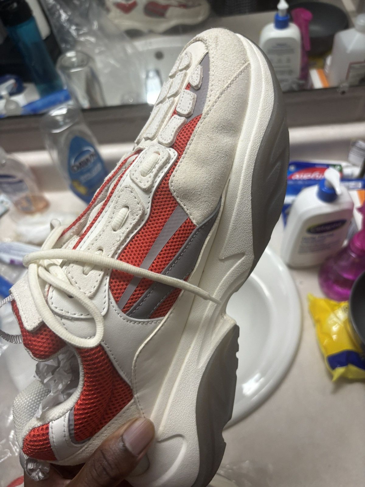 Amiri Amiri Bone Runners ‘Red White’ Size US 12 / EU 45 - 8 Thumbnail