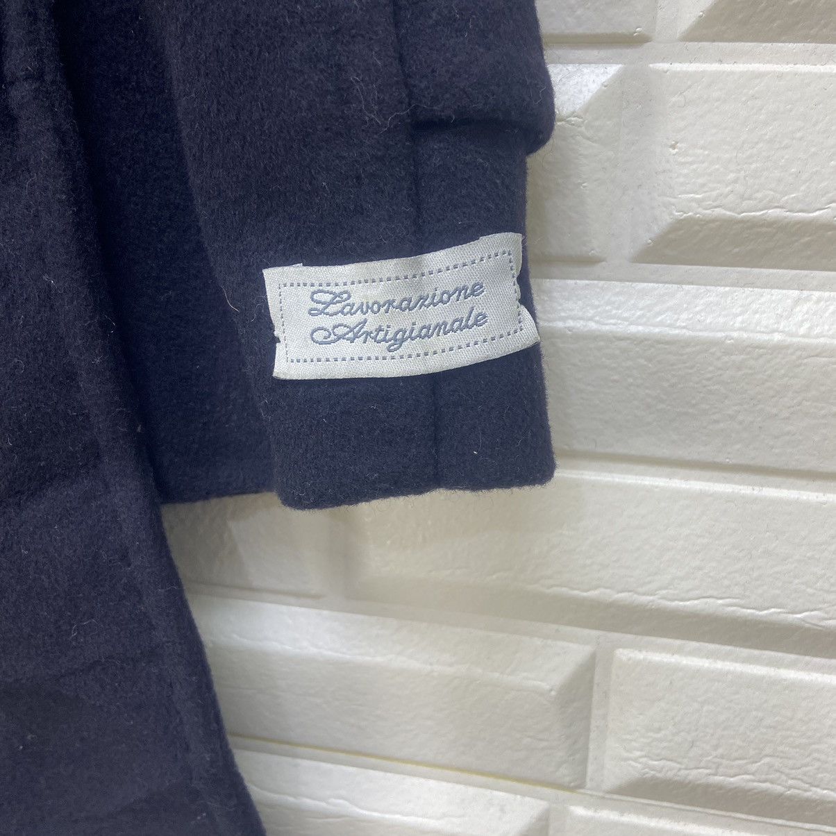 Vintage Lavorazione Artigianale Oviesse Virgin Cashmere Overcoat Size US M / EU 48-50 / 2 - 9 Thumbnail