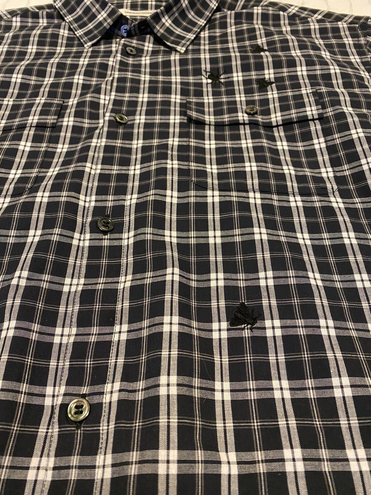 Undercover Undercover Navy Check Shirt Sz5 Size US XXL / EU 58 / 5 - 6 Thumbnail