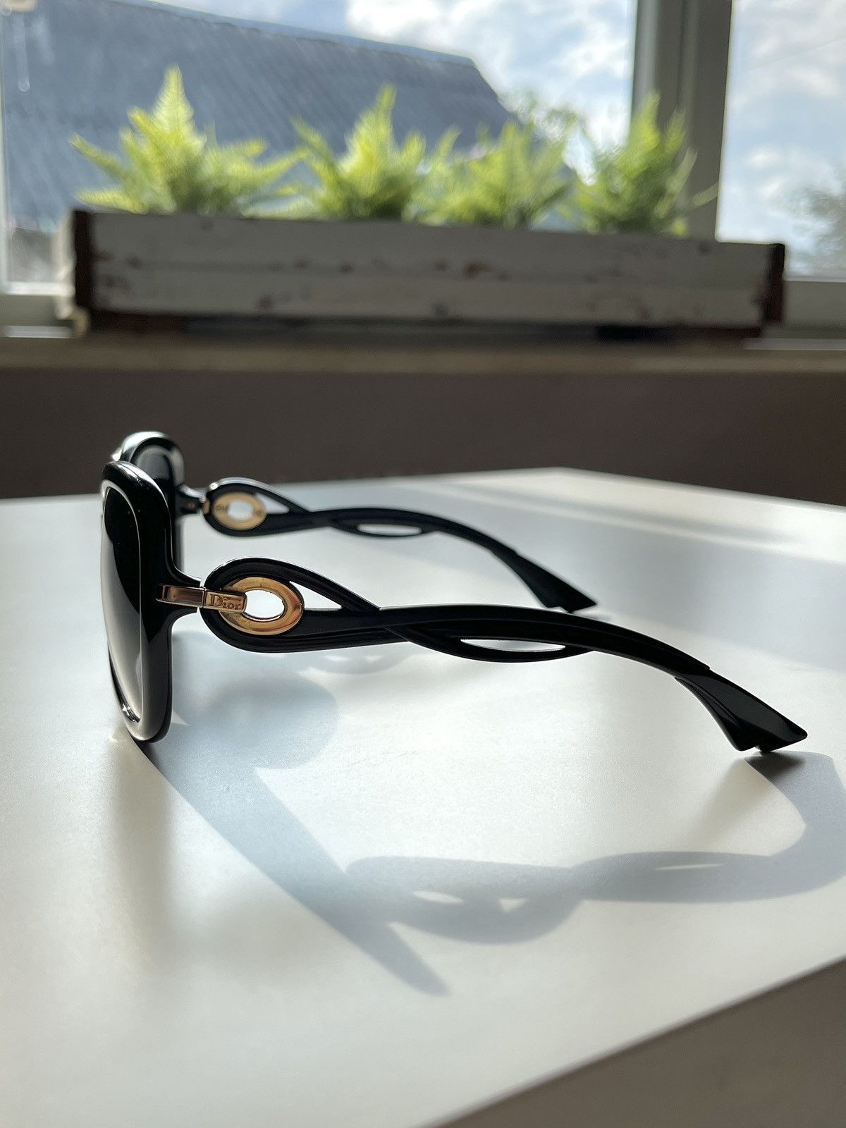 Dior ★0% TAX★ DIOR ABSTRACT GALLIANO OVERSIZED MASK SUNGLASSES Size ONE SIZE - 3 Thumbnail