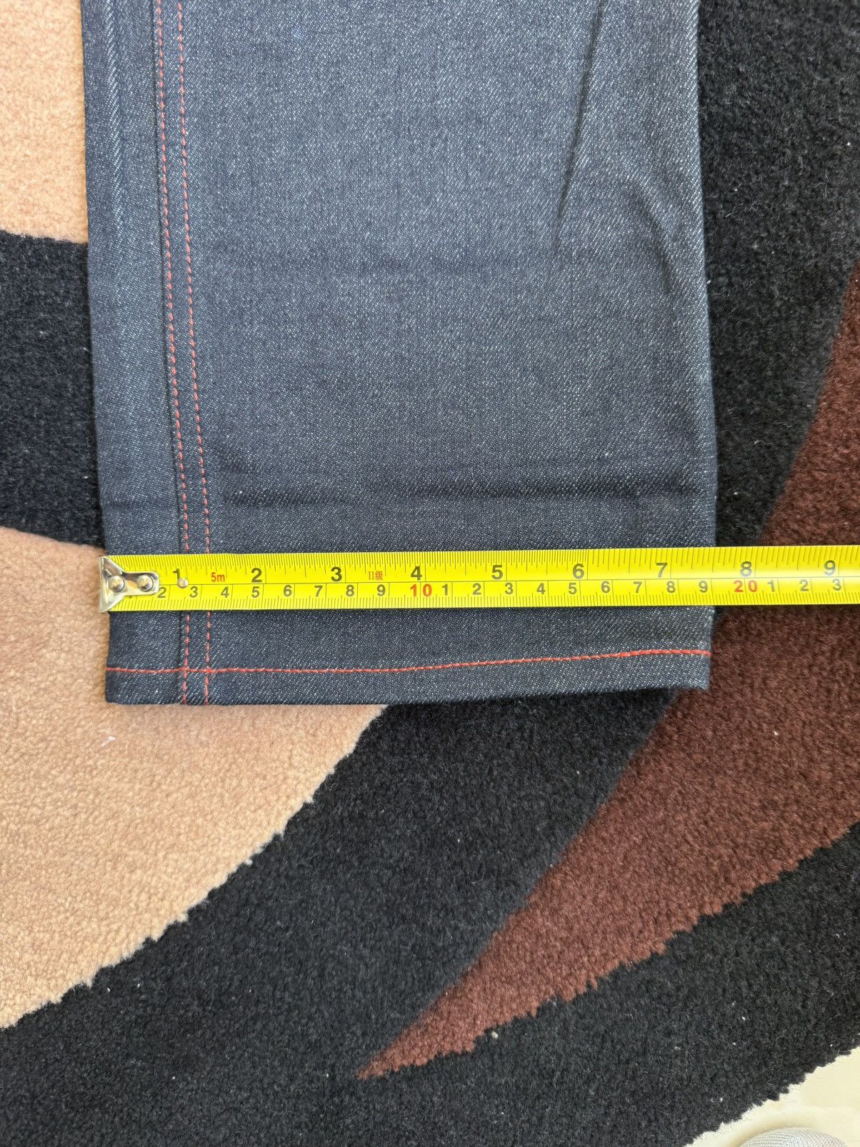 Evisu EVISU red painting daicock style jeans！size：36x34 Size US 36 / EU 52 - 10 Thumbnail