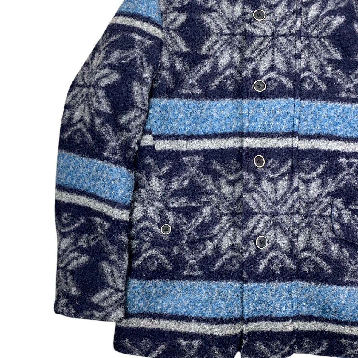 Beams Plus × Japanese Brand VINTAGE BEAM LIGHT NATIVE WOOL HOODIE COAT Size US L / EU 52-54 / 3 - 4 Thumbnail