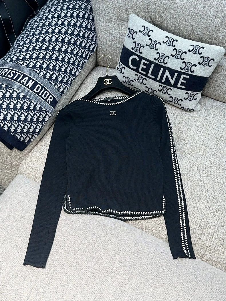 Chanel Chanel 22C early spring popular black with white border do Size XS / US 0-2 / IT 36-38 - 1 Thumbnail