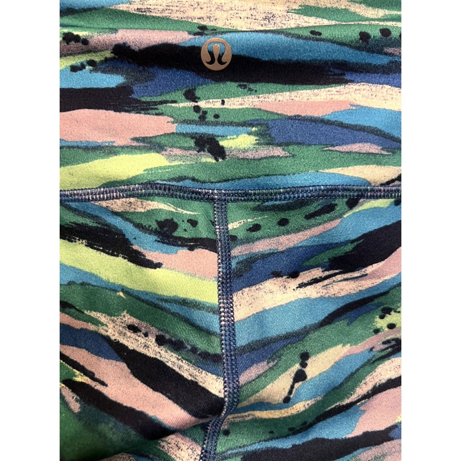 Lululemon Lululemon Multicolor Leggings Size 6 Women Size 28" / US 6 / IT 42 - 2 Thumbnail