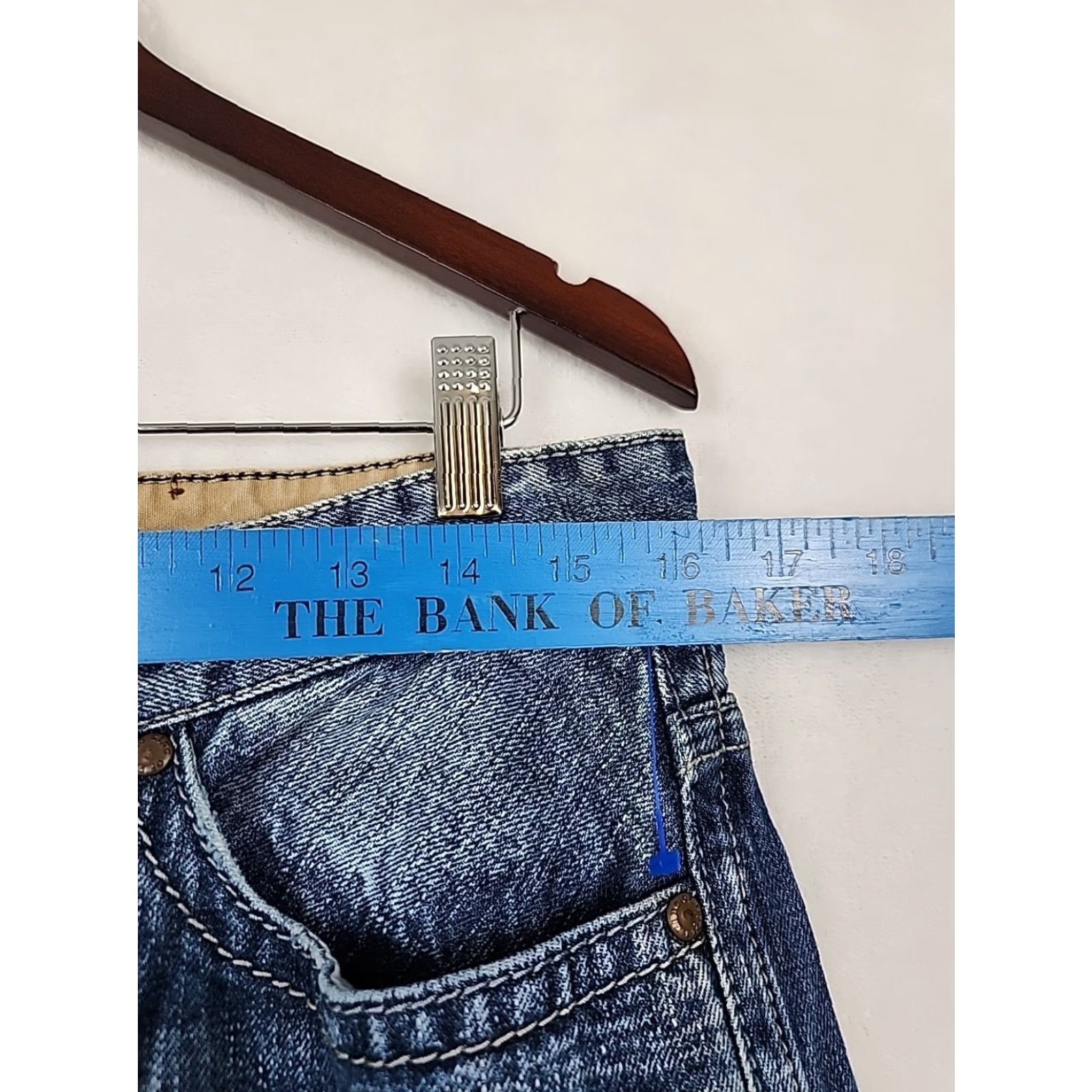 Vintage King of Prides Jeans Boot Cut 33x30 Vintage Regular Rise Washed Blue 100% Cotton Men’s Size US 33 - 6 Thumbnail