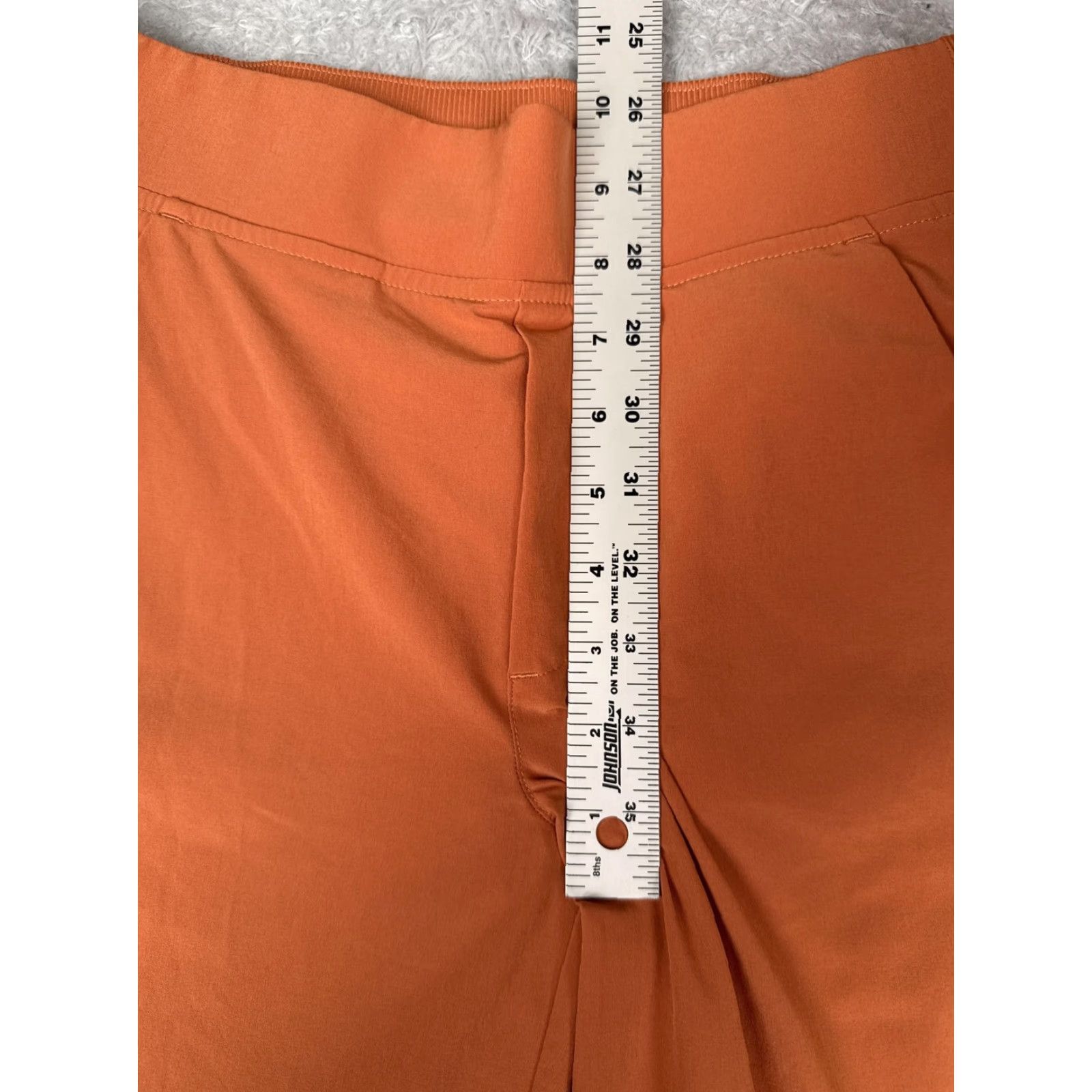 Athleta Athleta Pants Womens 0 Orange Ankle Elastic Waist Pockets Stretch Comfort Casual Size 25" / US 0 / IT 36 - 7 Thumbnail