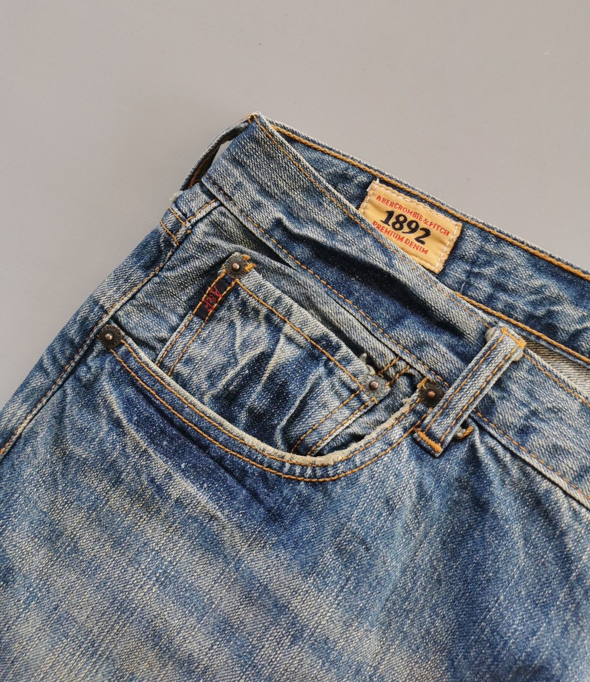 Abercrombie & Fitch Abercrombie Fitch Straight Leg Jeans Size US 36 / EU 52 - 7 Thumbnail