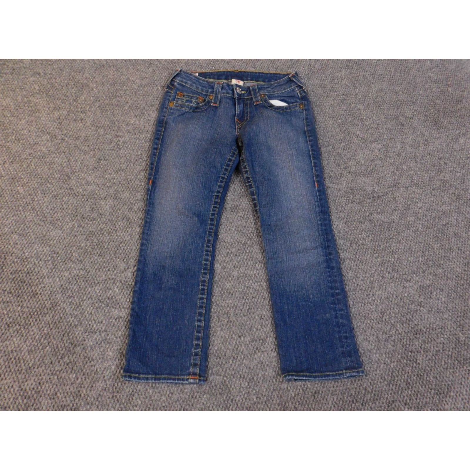 True Religion VINTAGE True Religion Jeans Women 27 Straight Y2K Lizzy Retro Style Womens Size 27 Denim Blue Cotton Blend Zipper Inseam 24 Stretch Size 27" / US 4 / IT 40 - 2 Thumbnail
