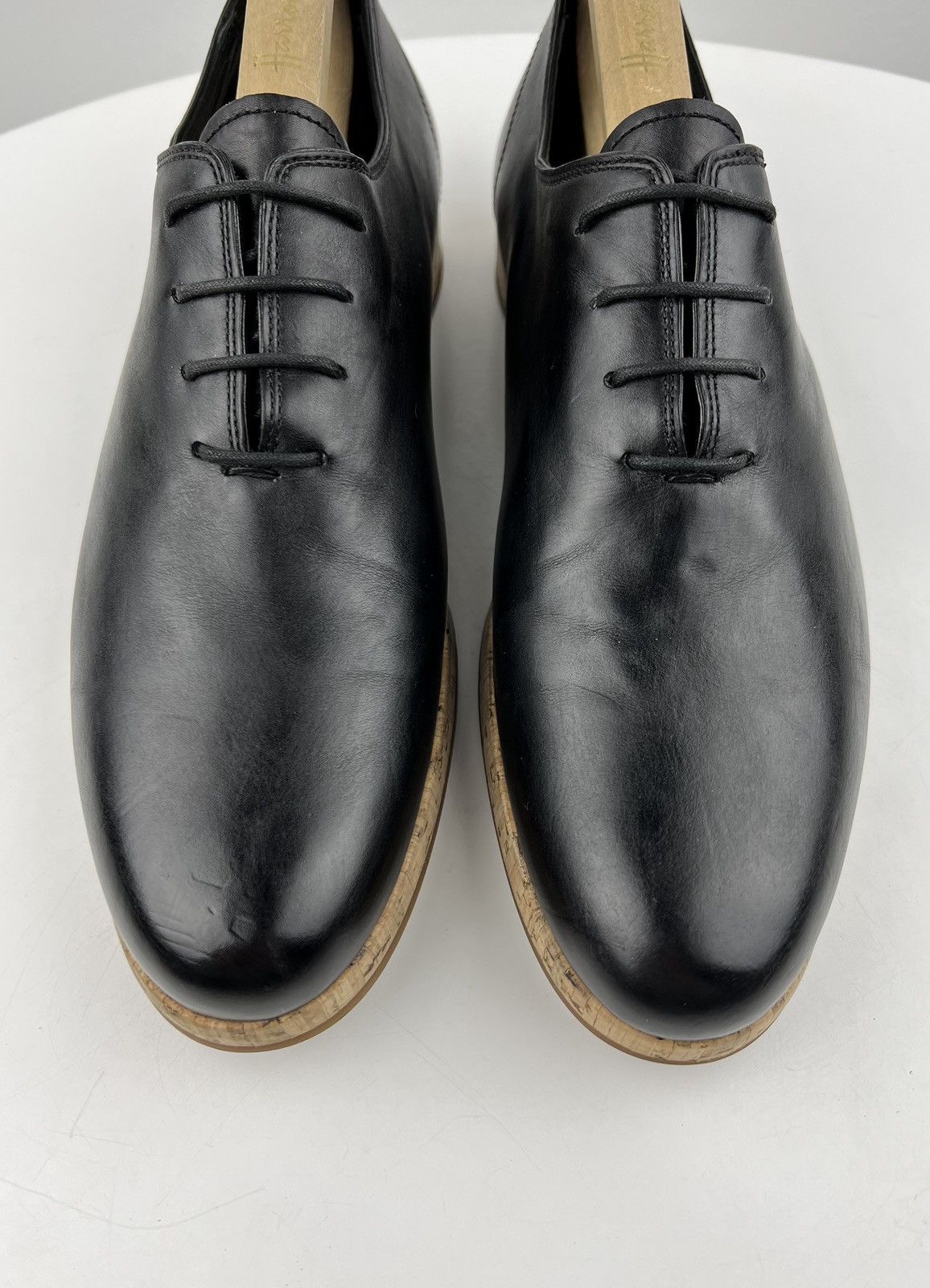 Givenchy GIVENCHY Oxfords Leather Shoes Lace Up Cork Soles Black Mens Size US 8 / EU 41 - 5 Thumbnail
