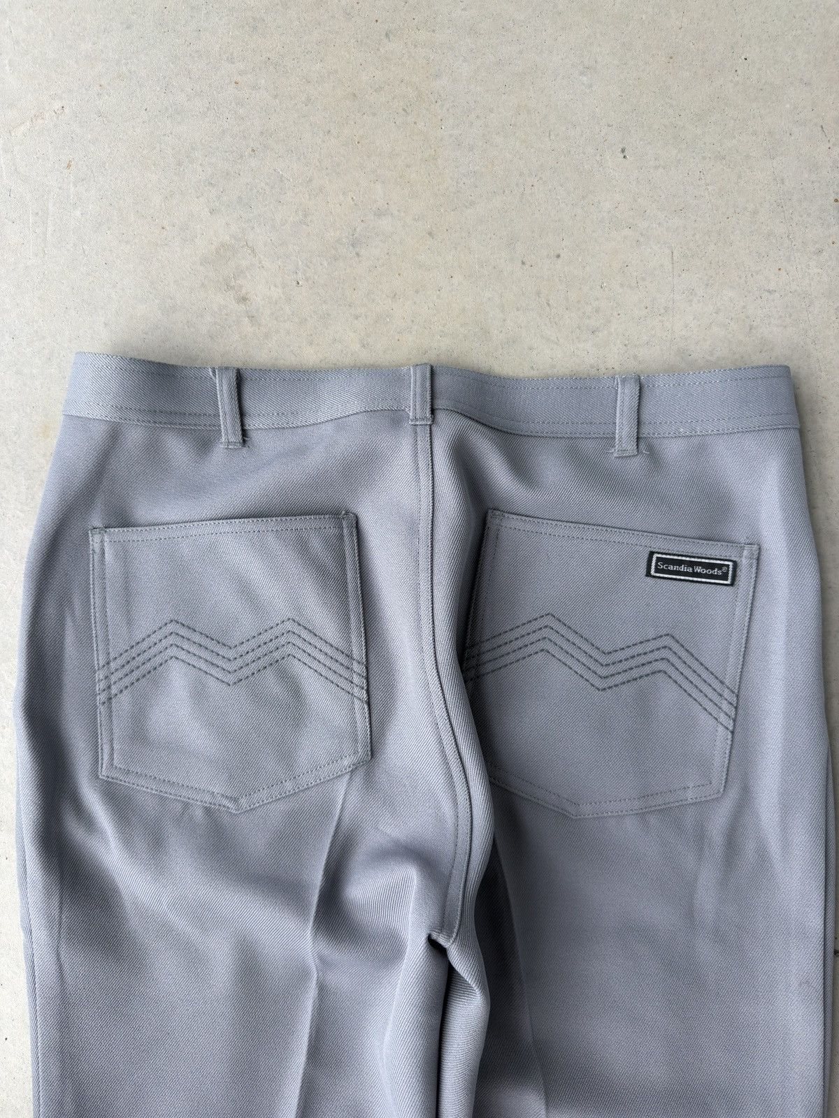 Vintage Vintage Scandia Woods Grey Straight Leg Dress Pants Size US 36 / EU 52 - 4 Thumbnail