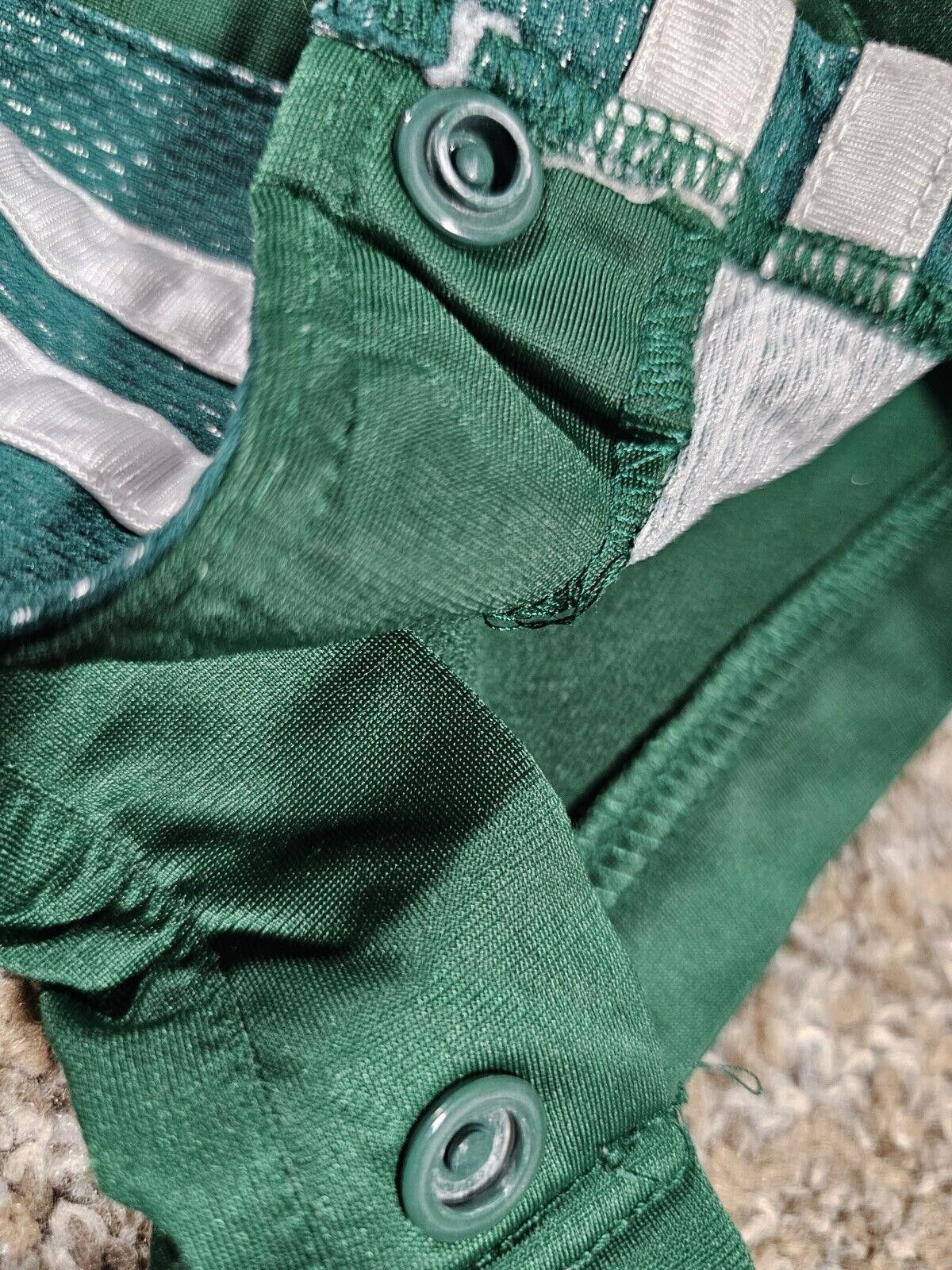 Designer green warm up tear away athletic pants Size US 32 / EU 48 - 4 Thumbnail