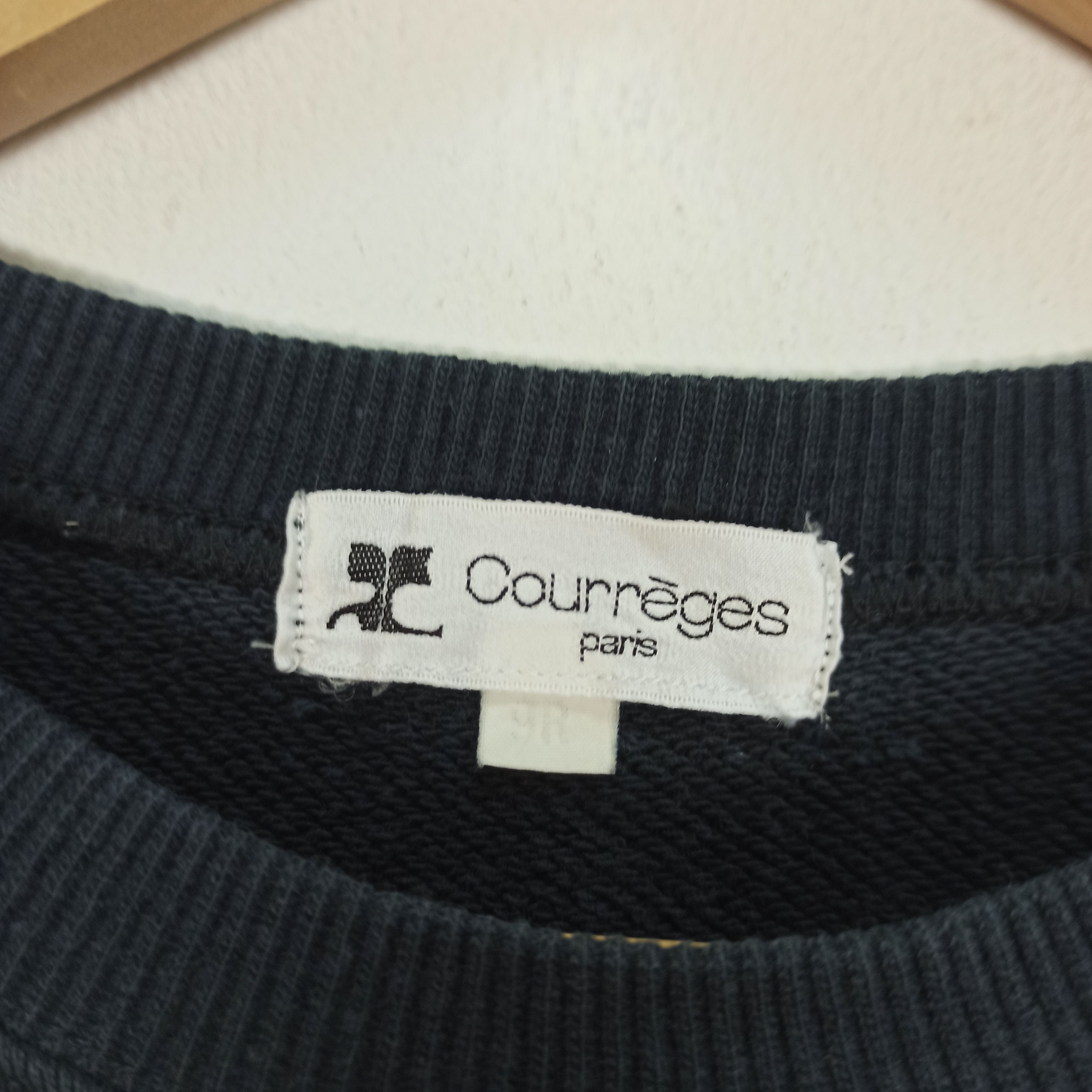 Courreges Vintage Courreges Paris Big Logo Sweatshirt Size US M / EU 48-50 / 2 - 5 Thumbnail