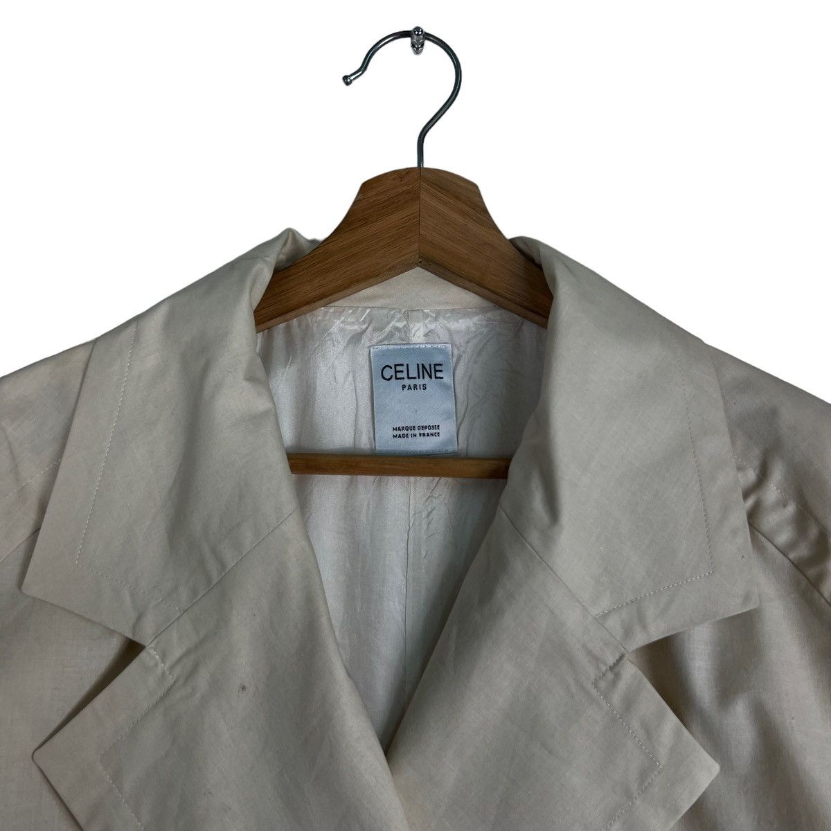 Celine 🔥VTG CELINE PARIS MADE IN FRANCE DOUBLE BREAST JACKET Size US L / EU 52-54 / 3 - 5 Thumbnail