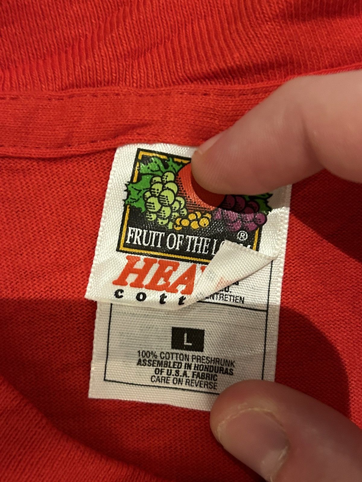 Vintage Vintage Red Graphic Tee Size US L / EU 52-54 / 3 - 5 Thumbnail
