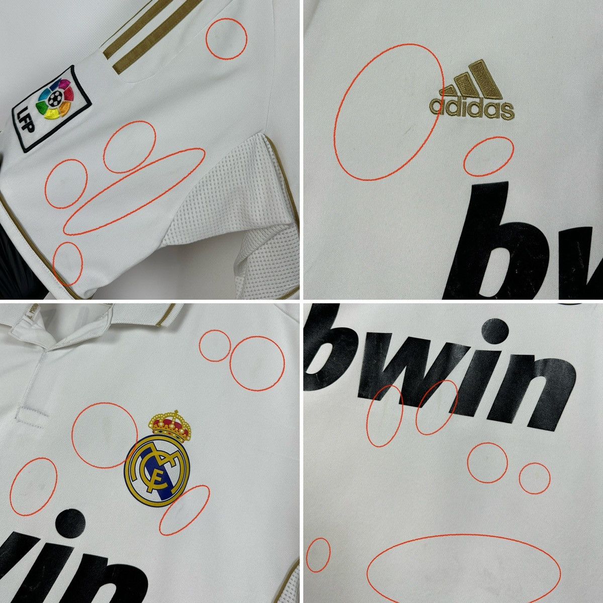 Adidas 2011/12 Vintage Adidas Real Madrid Cristiano Ronaldo Jersey Size US XL / EU 56 / 4 - 22 Thumbnail