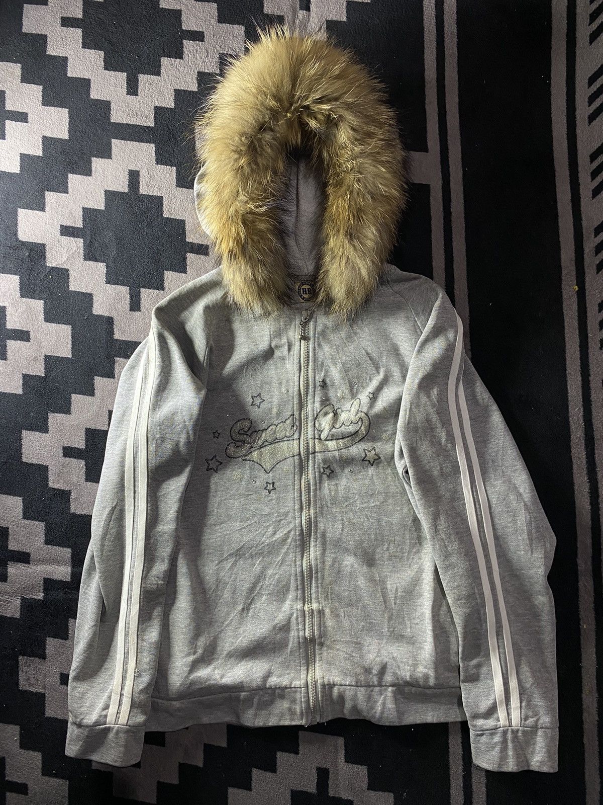If Six Was Nine × Japanese Brand × Le Grande Bleu (L.G.B.) Vintage hot rice sweet girl faux fur hoodie Size US L / EU 52-54 / 3 - 2 Thumbnail