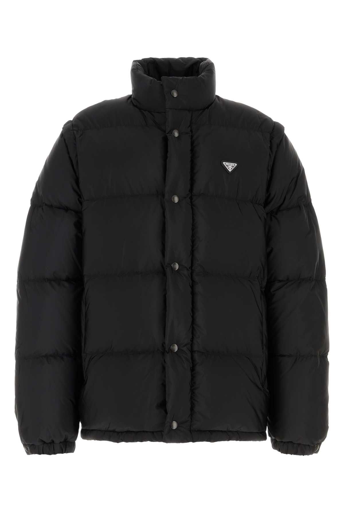Prada Prada mens size XS S re-nylon Bomber jacket MA-1 Puffer