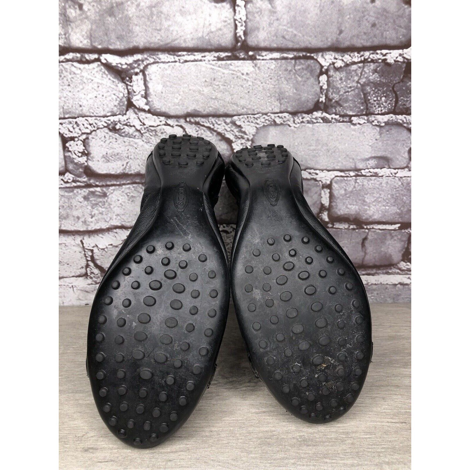 Tod's Tod's Black Leather Cap Toe Buckle Ballerina Ballet Flats Wo Size US 10 / IT 40 - 8 Thumbnail