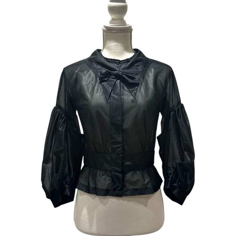Comme des Garcons Comme Des Garcons Black vintage bow top Size XS / US 0-2 / IT 36-38 - 2 Thumbnail