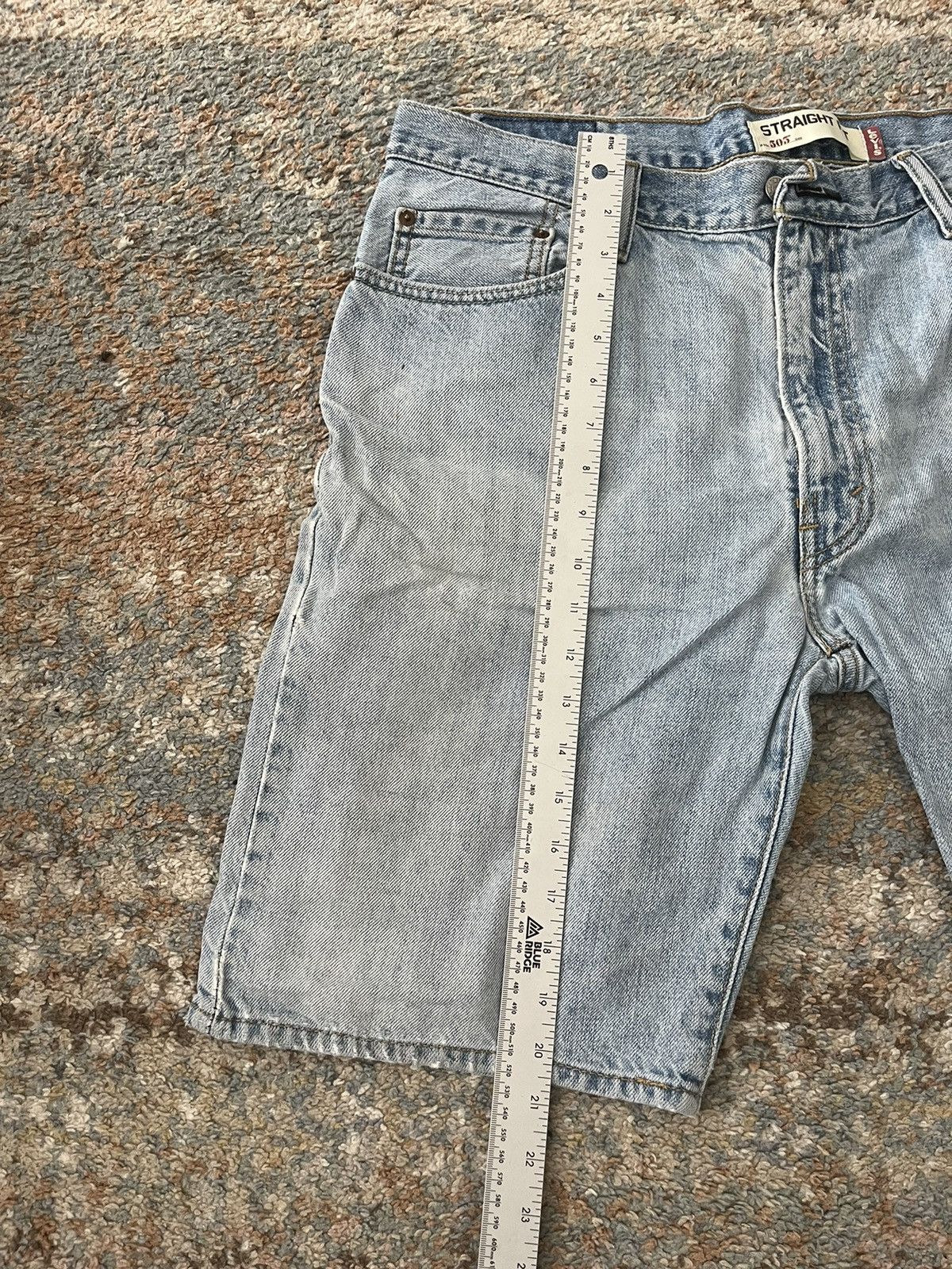 Levi's × Levi's Vintage Clothing × Vintage VTG Levi’s 505 Distressed Denim Shorts 36 Size US 36 / EU 52 - 5 Thumbnail
