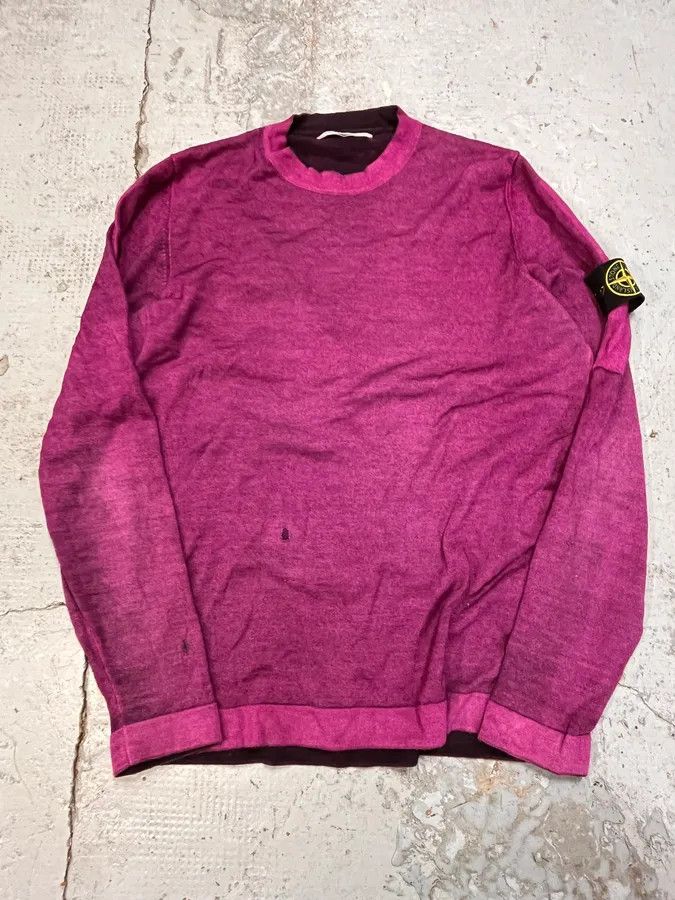 Stone Island Stone Island Purple Minimalist Sweater Size US M / EU 48-50 / 2 - 3 Thumbnail