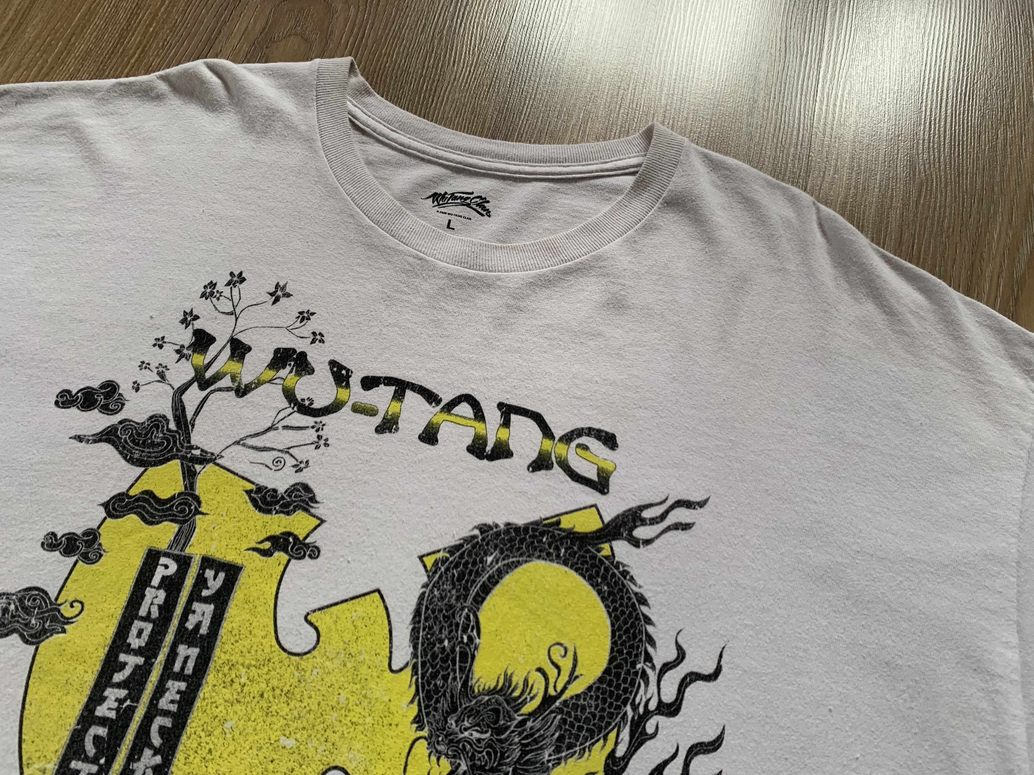 Rap Tees × Wu-Tang Clan Wu Tang Clan Protect Ya Neck T Shirt 2023 Size US L / EU 52-54 / 3 - 4 Thumbnail