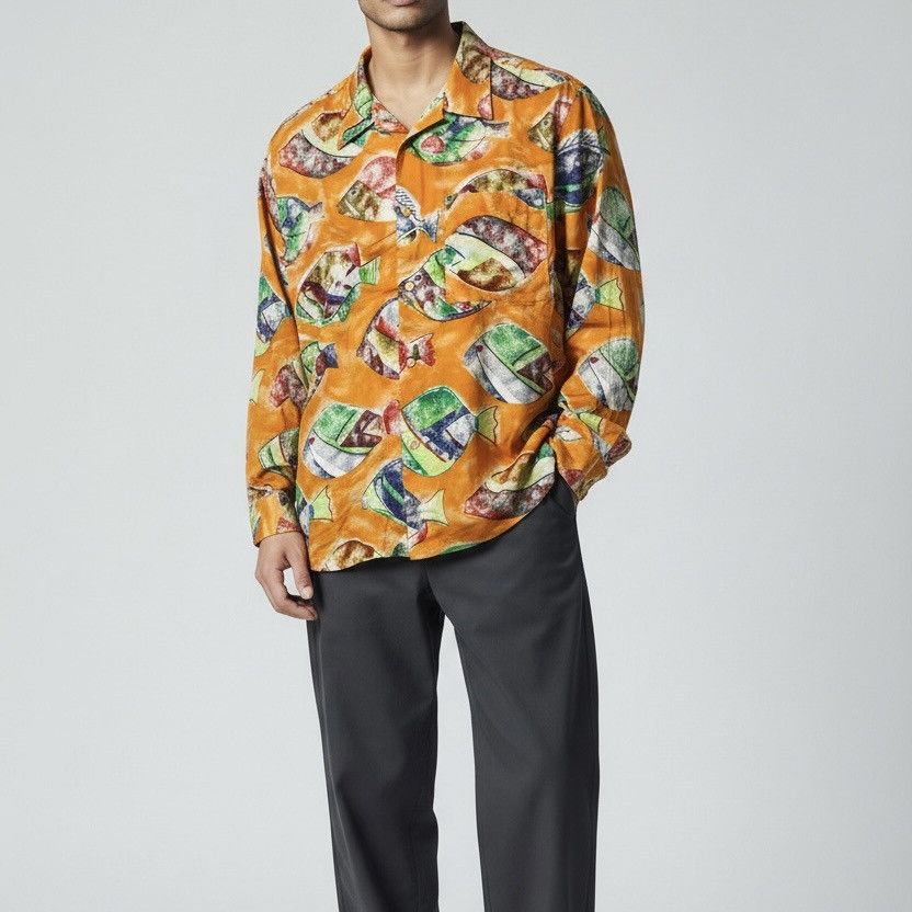 Fiorucci fiorucci loop collar hawaiian style issey miyake yohji Size US M / EU 48-50 / 2 - 1 Thumbnail