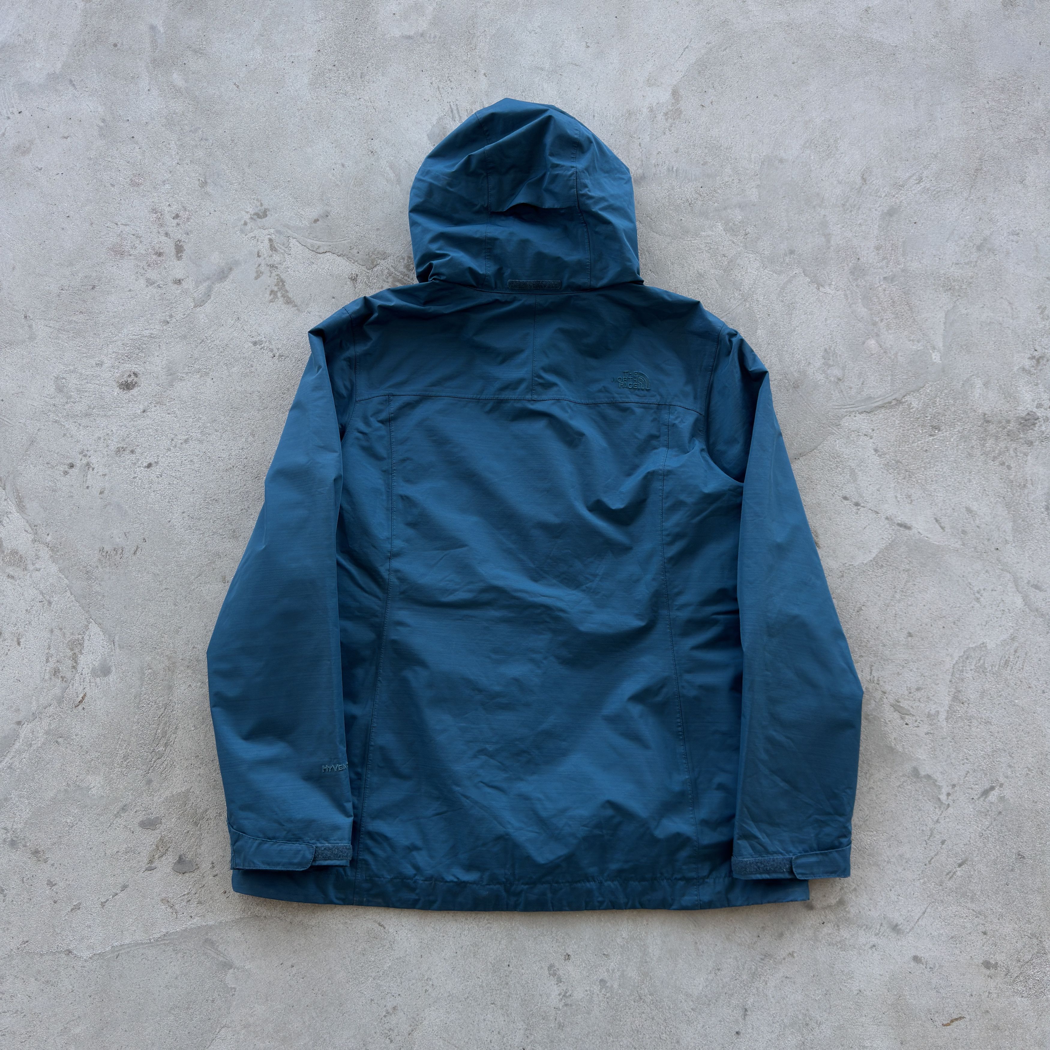 The North Face Vintage The North Face Rain Jacket HyVent Shell Hooded Teal Size XL / US 12-14 / IT 48-50 - 8 Thumbnail