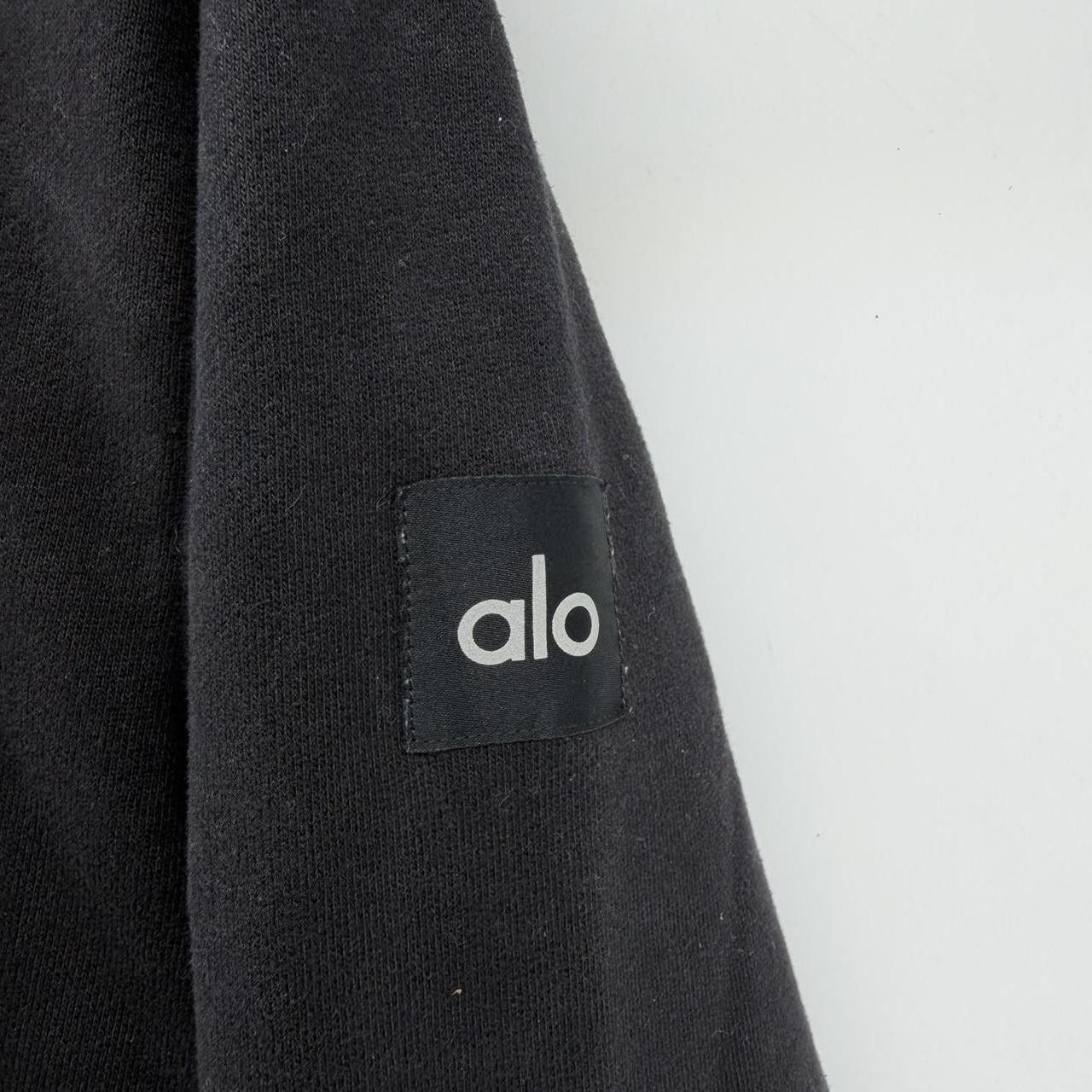 Alo Alo Yoga Men’s black Renown Heavy Weight Full Zip Hoodie M Size US M / EU 48-50 / 2 - 2 Thumbnail