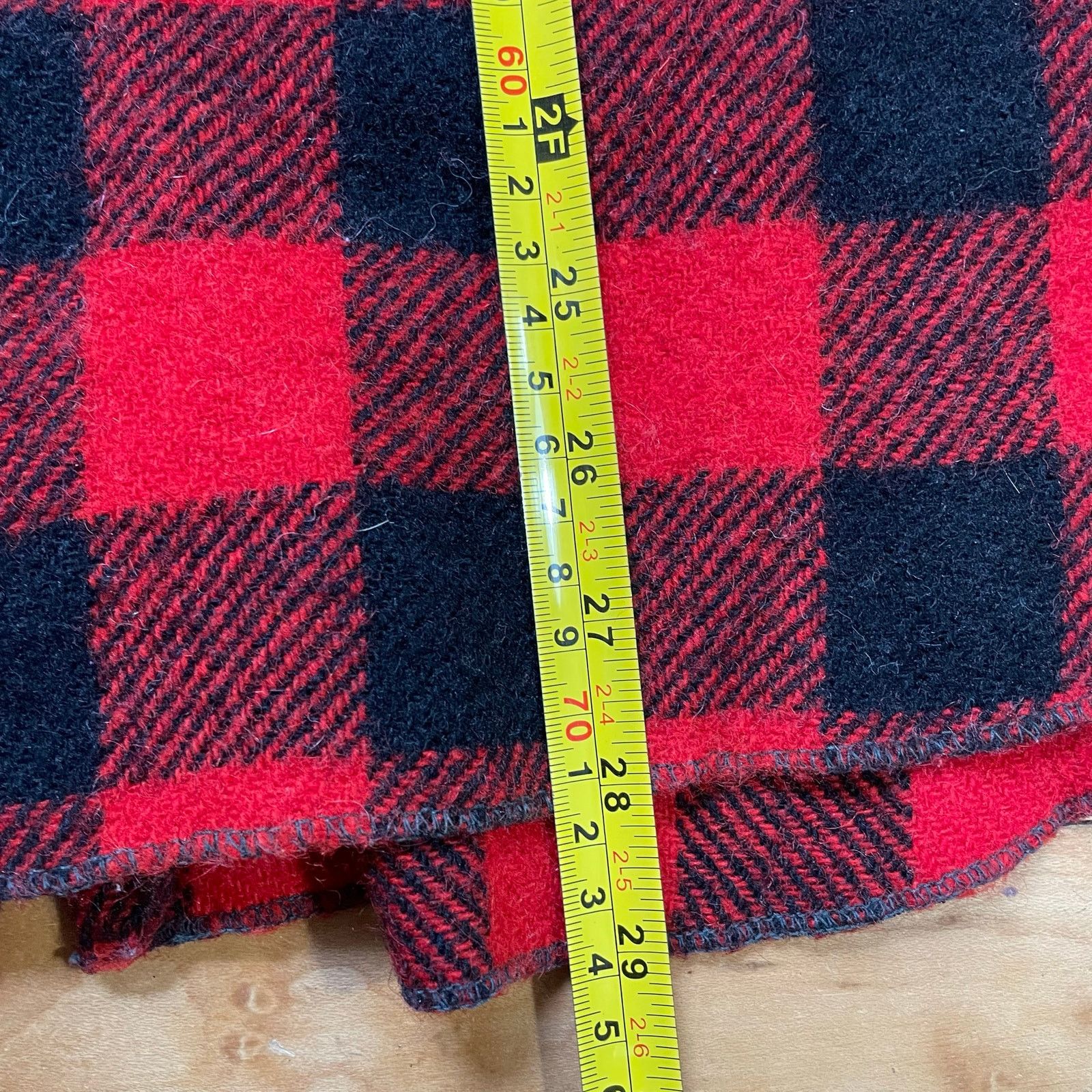 Vintage Arctic Wool Flannel Shirt Mens L Red Black Buffalo Plaid Size US L / EU 52-54 / 3 - 7 Thumbnail