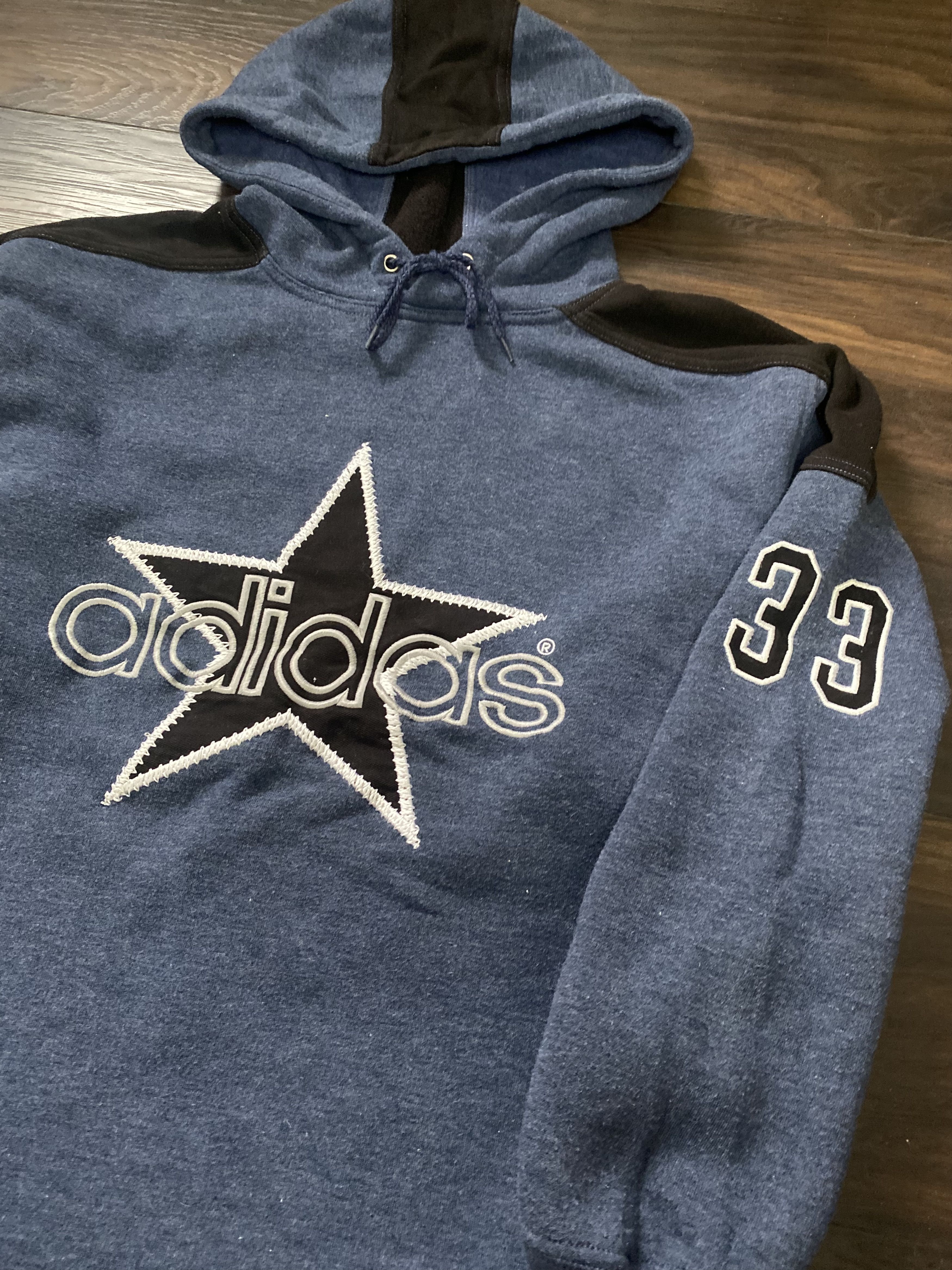 Adidas Adidas Vintage oversize hoodie 90s Size US M / EU 48-50 / 2 - 2 Thumbnail