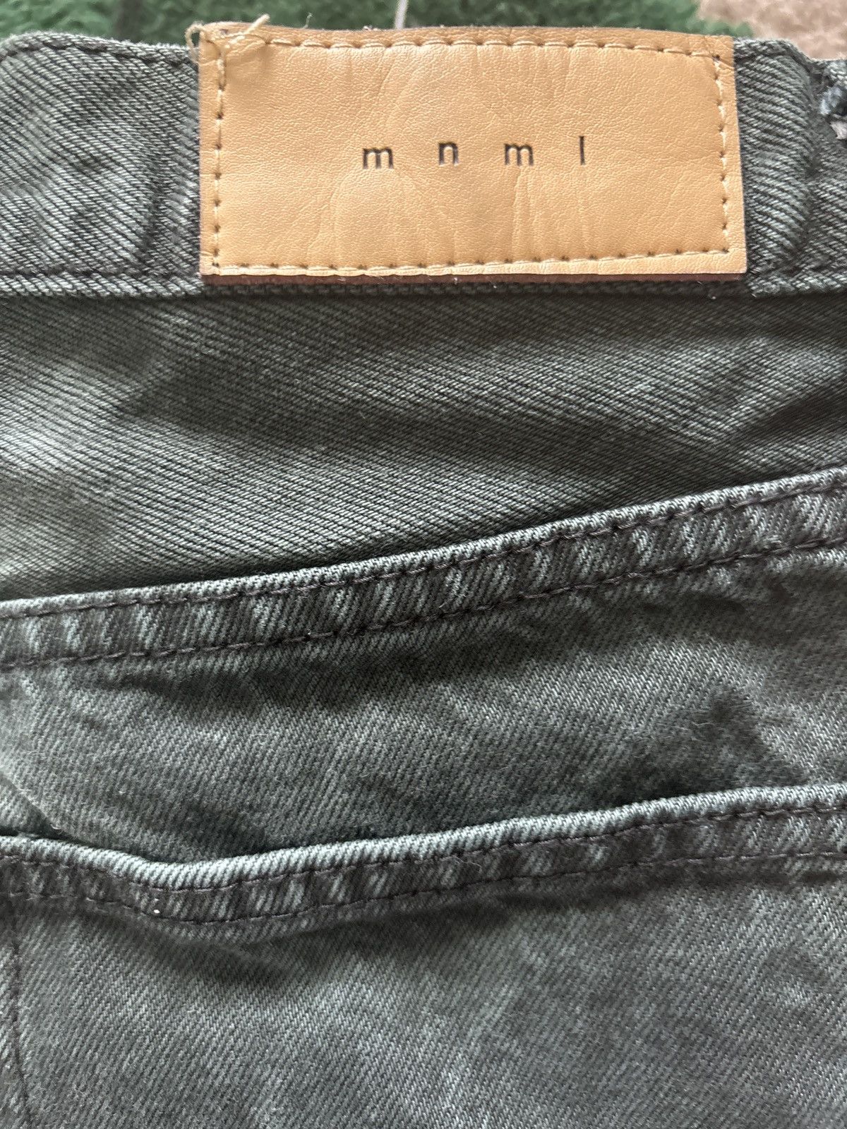 MNML Black Flared Acid Wash MNML Denim Size US 34 / EU 50 - 2 Thumbnail